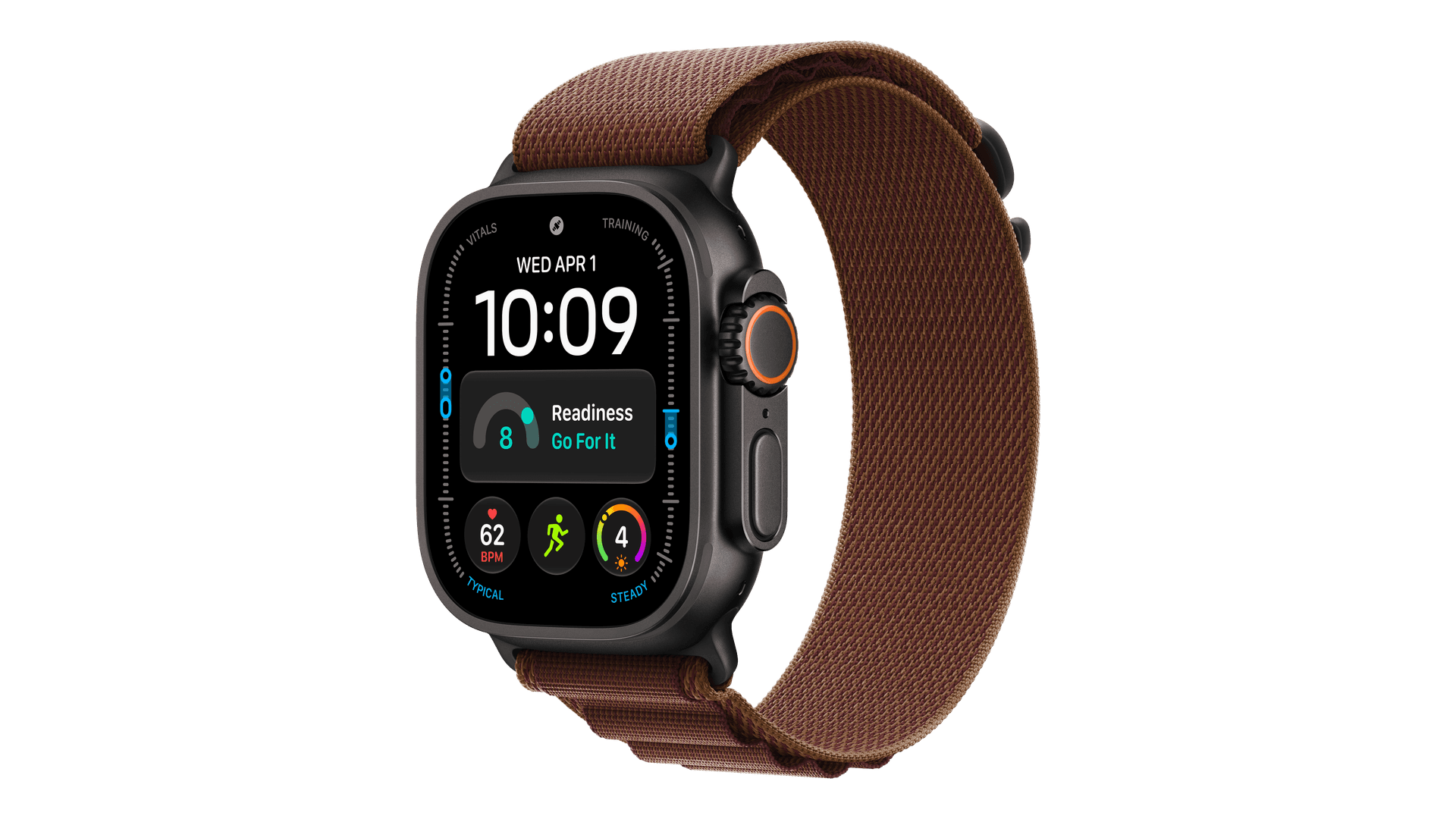Часы Apple Watch Ultra 4 (2026) GPS + Cellular 49mm, Black Titanium Case, Alpine Loop (Burgundy)