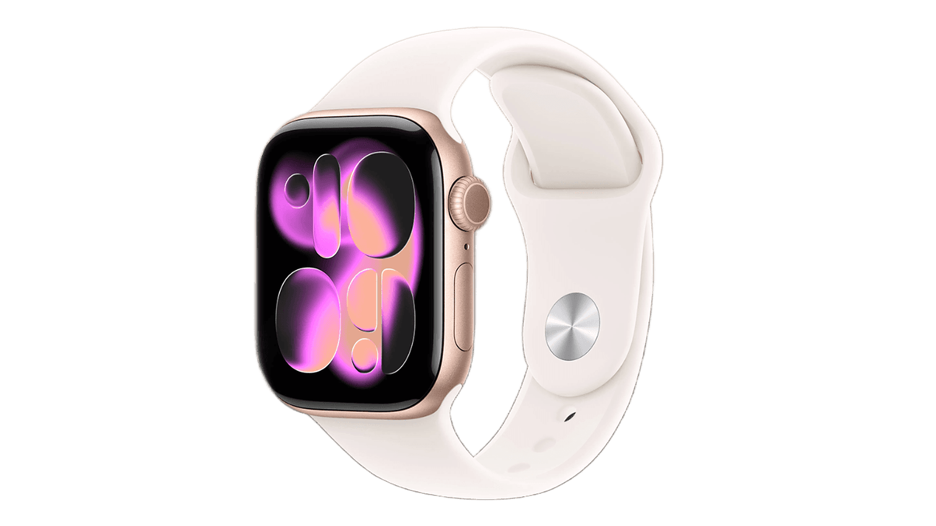 Часы Apple Watch Series 11, 46 mm, Rose Gold Aluminum Light Blush Sport Band