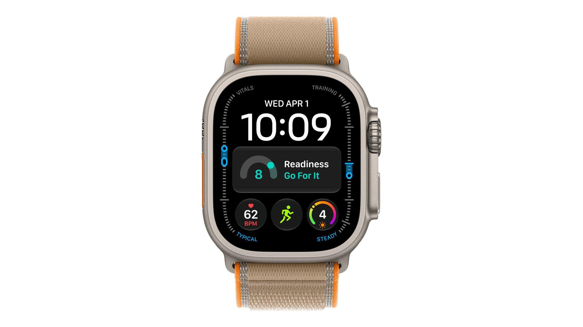 Часы Apple Watch Ultra 4 (2026) GPS + Cellular 49mm, Natural Titanium Case, Trail Loop (Sand) — фото 2