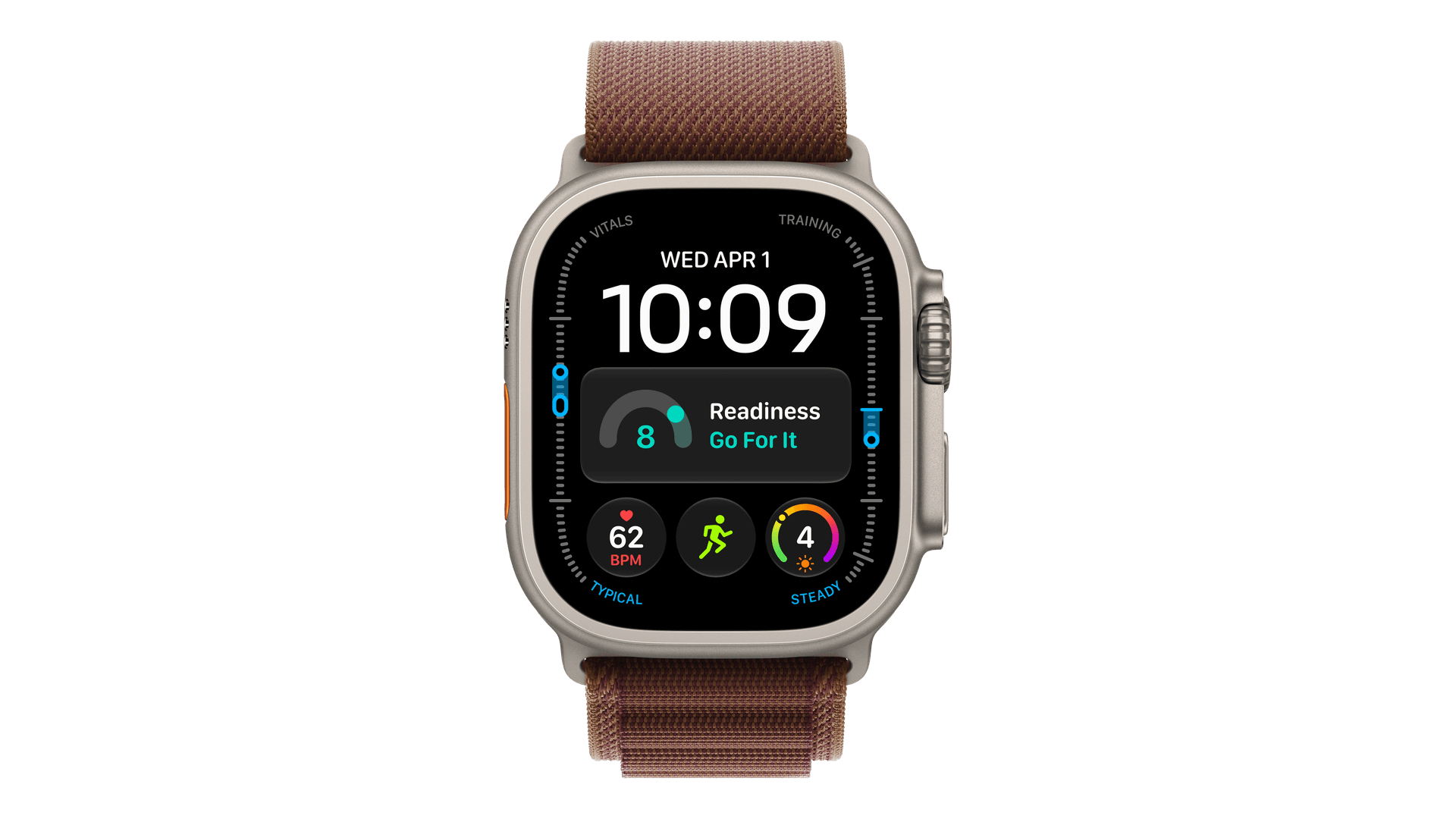 Часы Apple Watch Ultra 4 (2026) GPS + Cellular 49mm, Natural Titanium Case, Alpine Loop (Burgundy) — фото 2