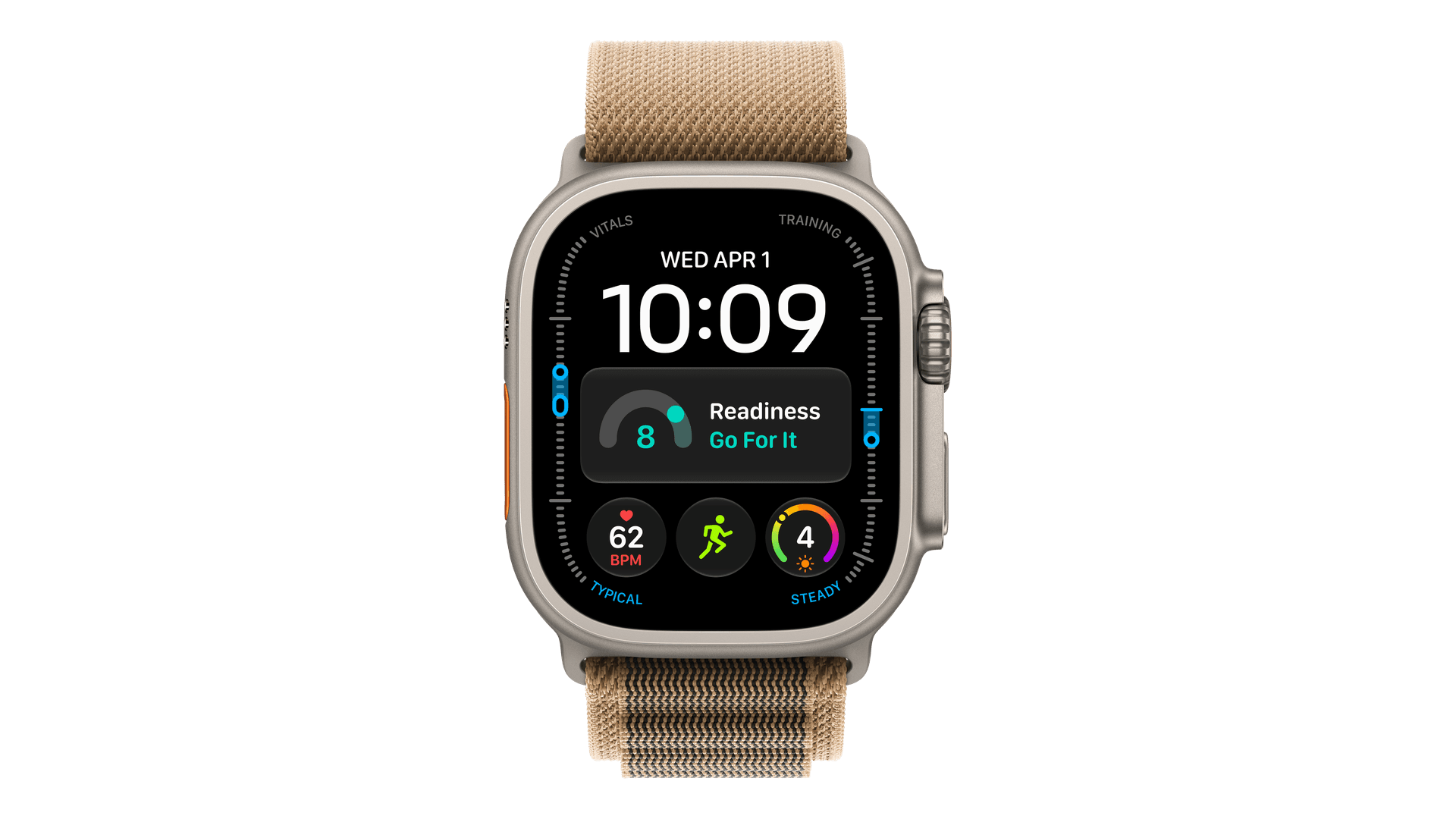 Часы Apple Watch Ultra 4 (2026) GPS + Cellular 49mm, Natural Titanium Case, Alpine Loop (Desert) — фото 2
