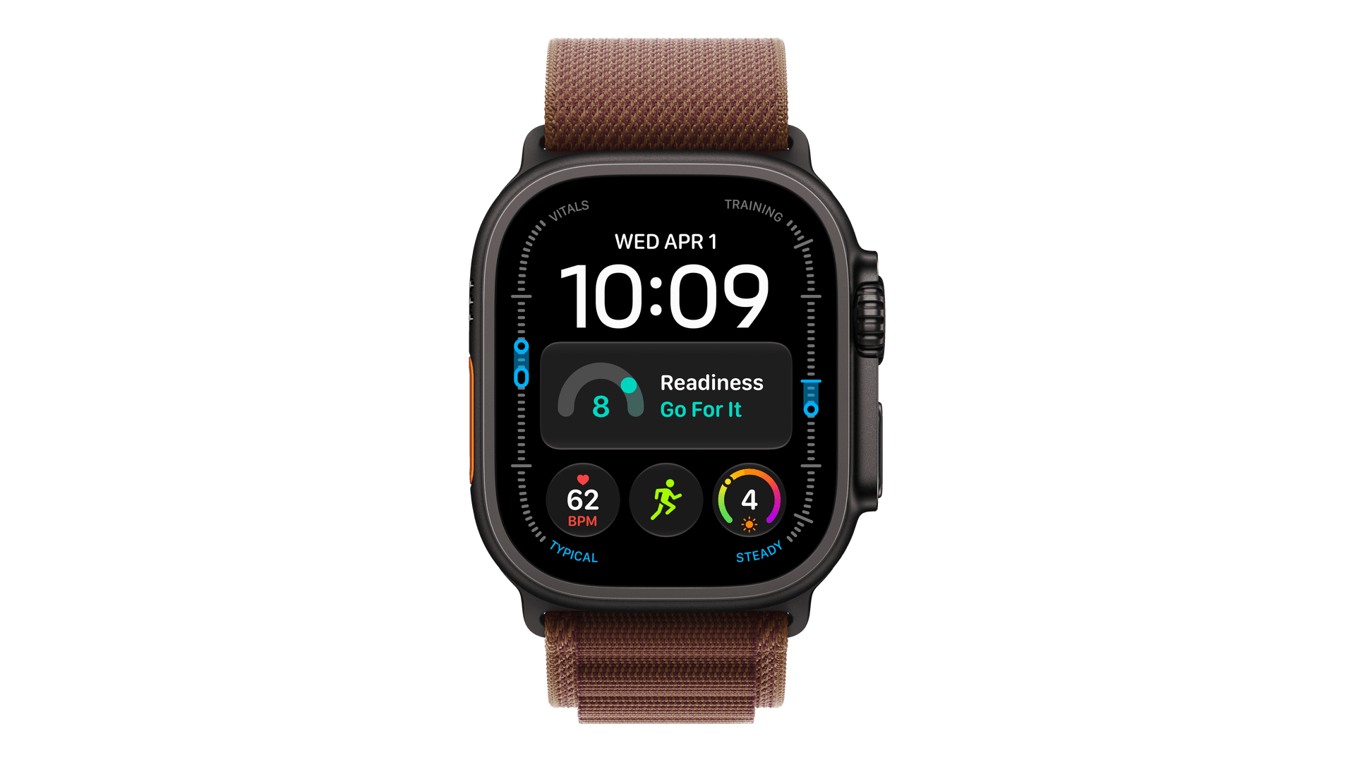 Часы Apple Watch Ultra 4 (2026) GPS + Cellular 49mm, Black Titanium Case, Alpine Loop (Burgundy) — фото 2