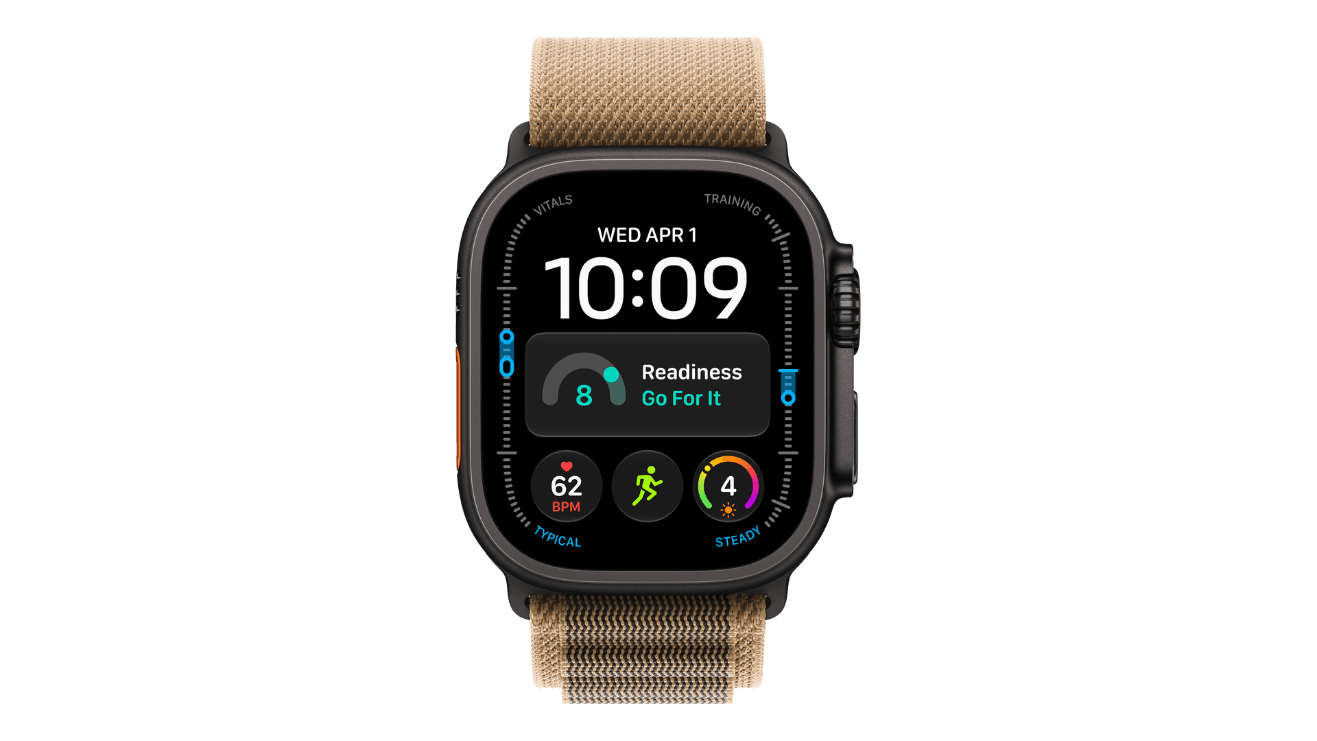 Часы Apple Watch Ultra 4 (2026) GPS + Cellular 49mm, Black Titanium Case, Alpine Loop (Desert) — фото 2