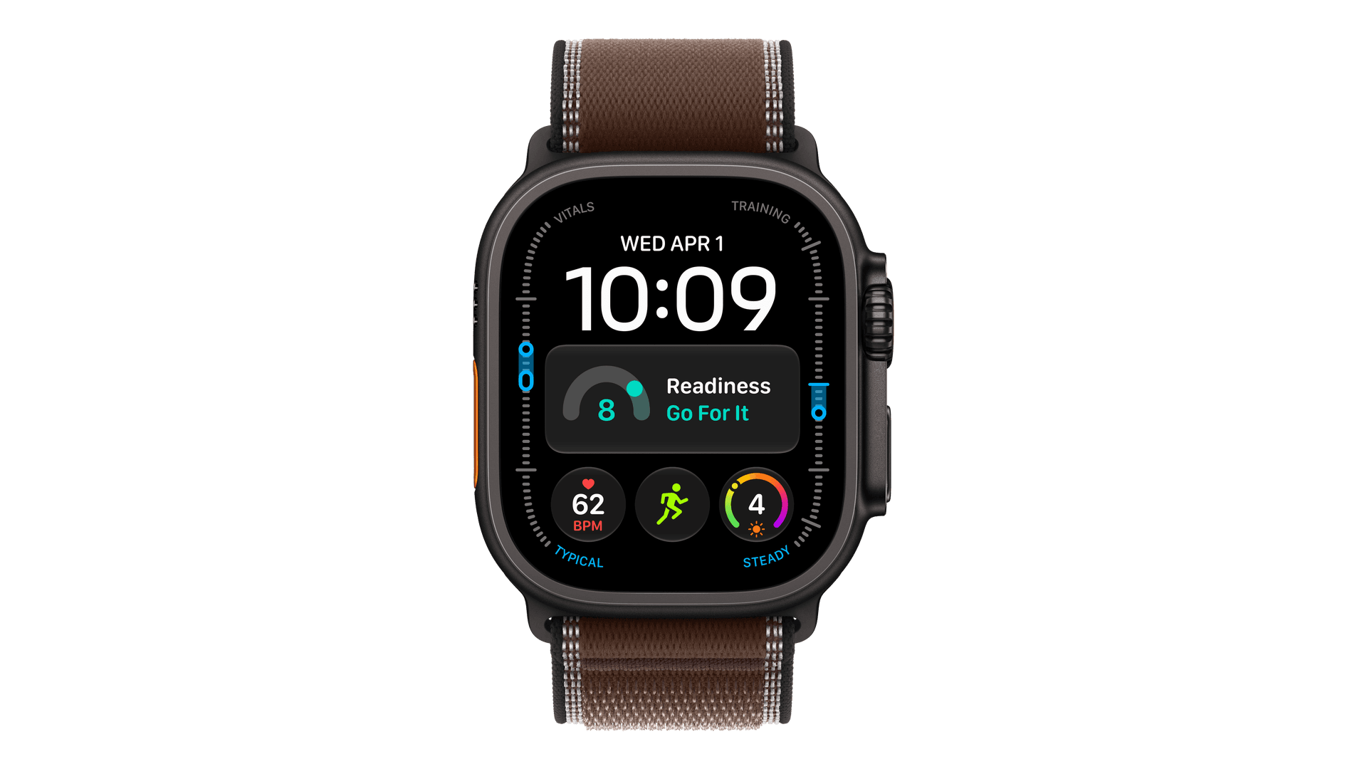 Часы Apple Watch Ultra 4 (2026) GPS + Cellular 49mm, Black Titanium Case, Trail Loop (Dark Umber) — фото 2