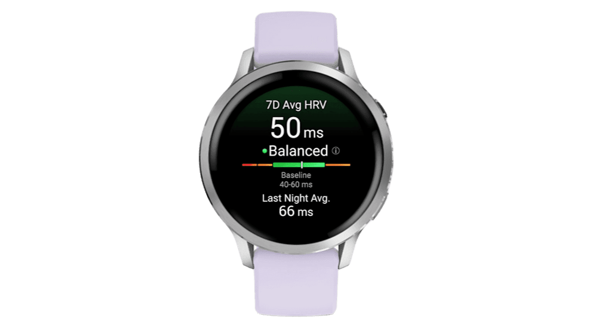 Garmin VENU 4 41 mm, Silver Case, Silicon Periwinkle Band — фото 2