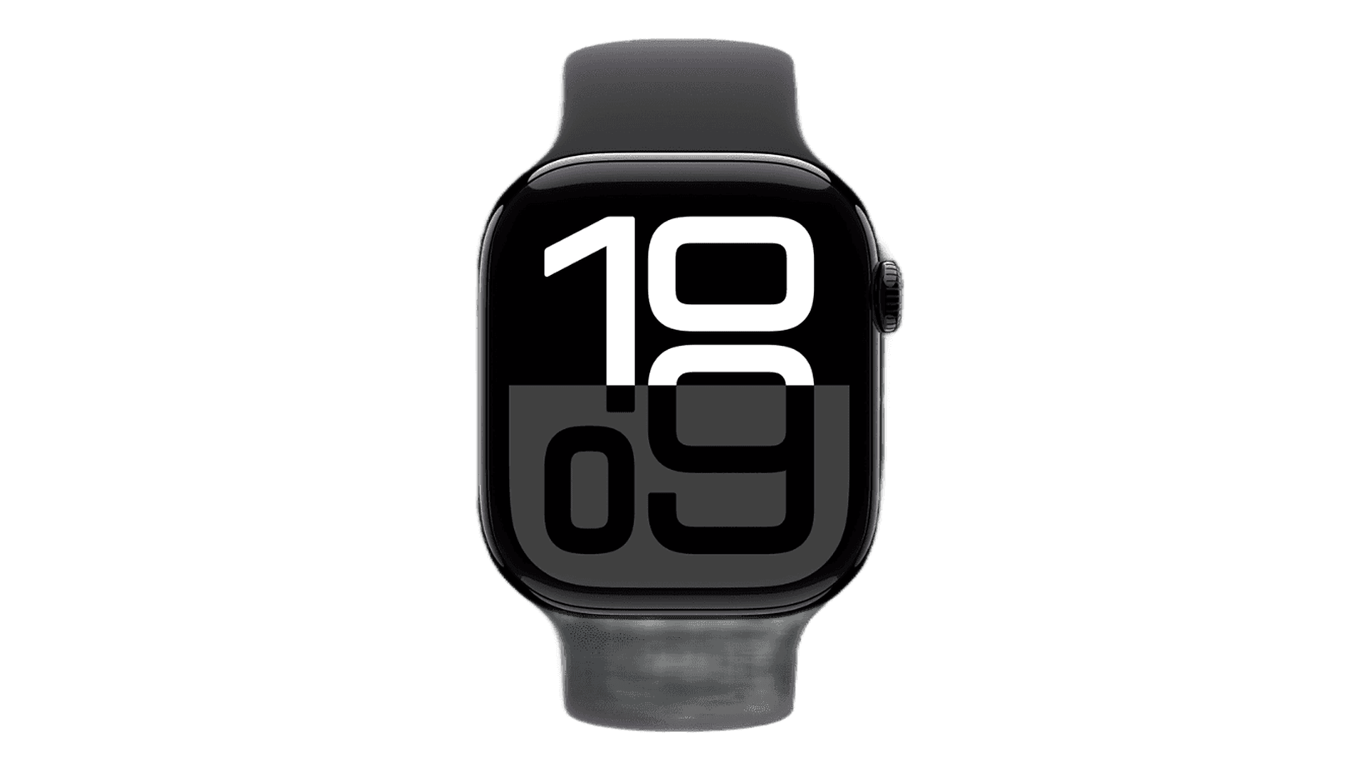 Apple Watch Series 10 46mm Jet Black Aluminium Case, Sport Band (Black) — фото 2