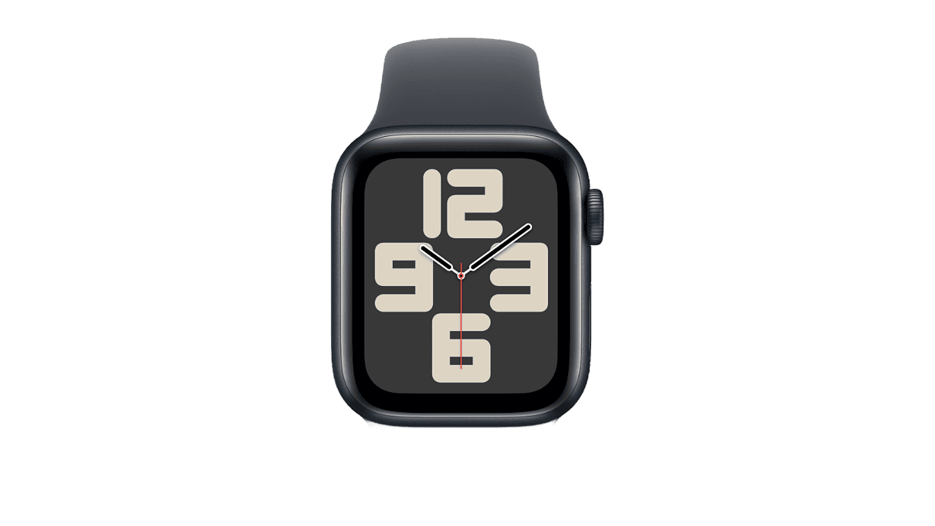 Часы Apple Watch SE (2024) 44mm Midnight Aluminium Case, Sport Band (Midnight) — фото 2