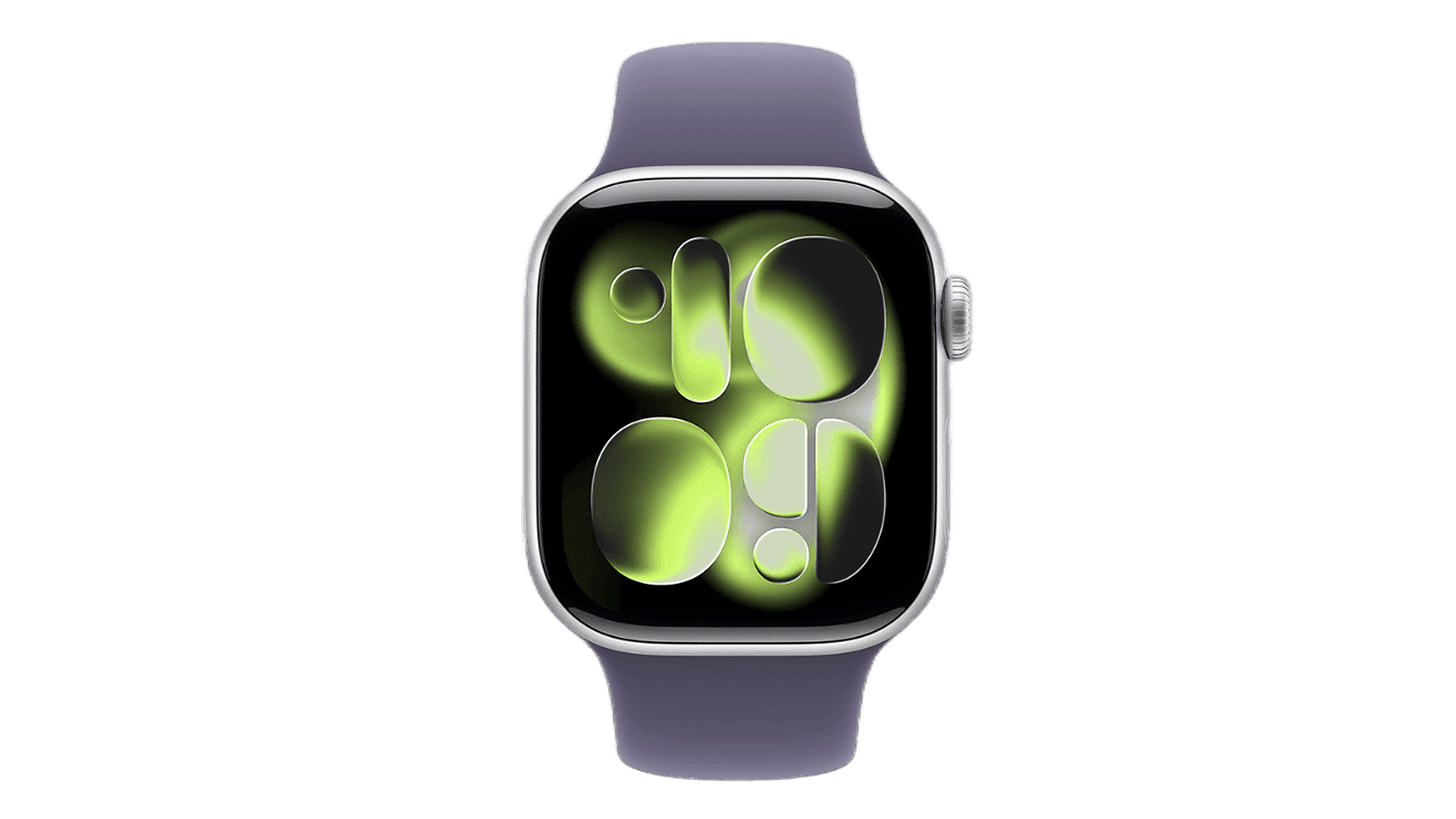 Часы Apple Watch Series 11, 46 mm, Silver Aluminium Purple Fog Sport Band — фото 2