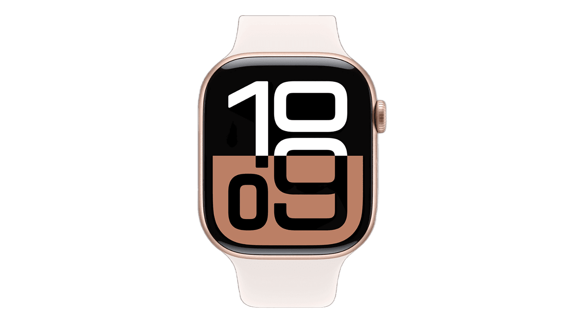 Apple Watch Series 10 46mm Rose Gold Aluminium Case, Sport Band (Light Blush) — фото 2