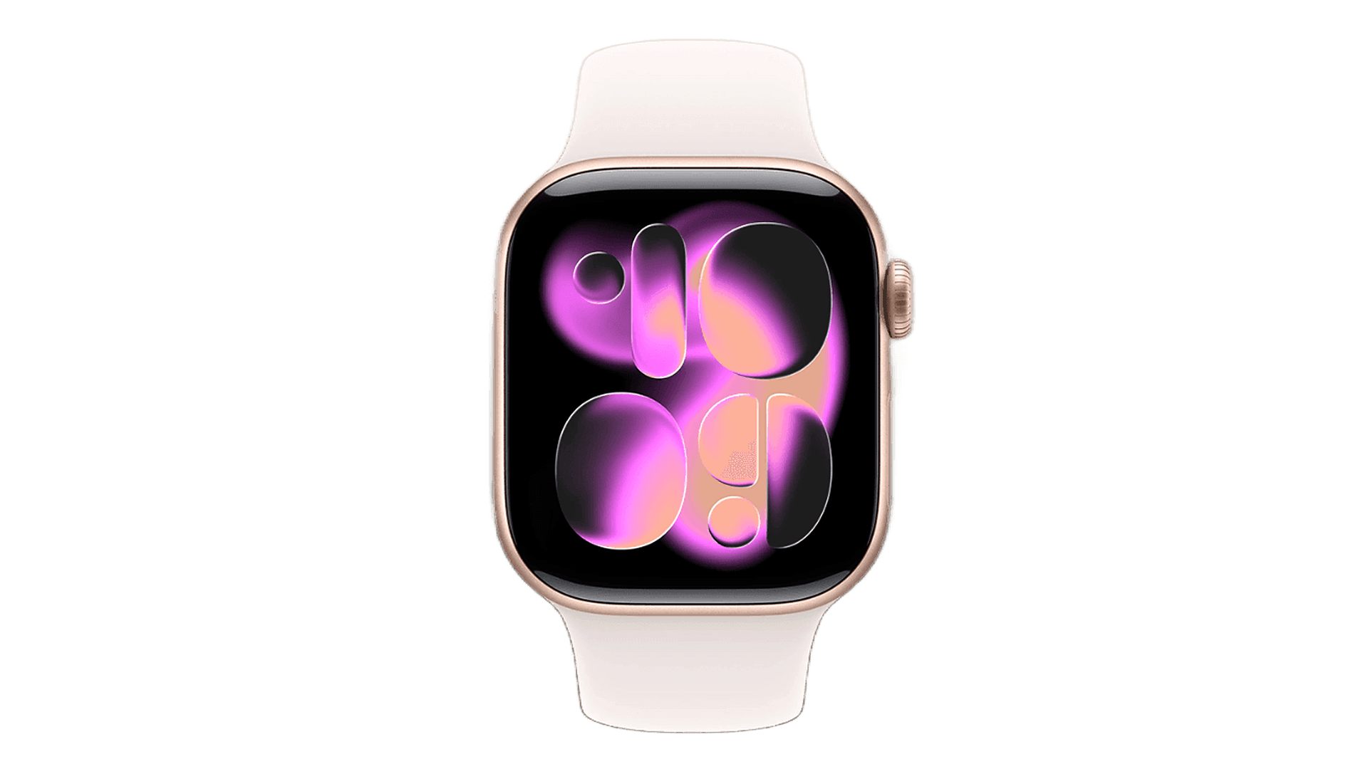 Часы Apple Watch Series 11, 42 mm, Rose Gold Aluminum Light Blush Sport Band — фото 2