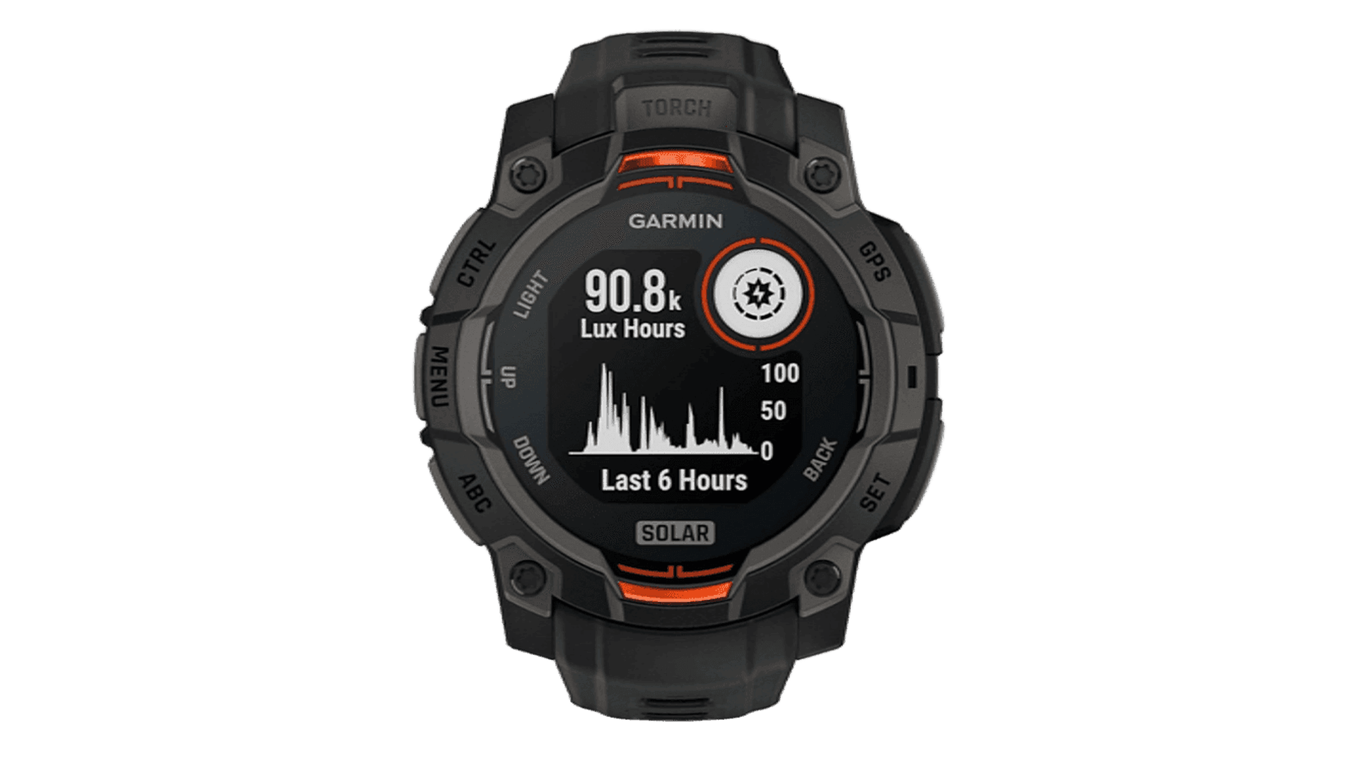 Garmin INSTINCT 3 45 mm Solar, Black Case, Silicon Band Black — фото 2