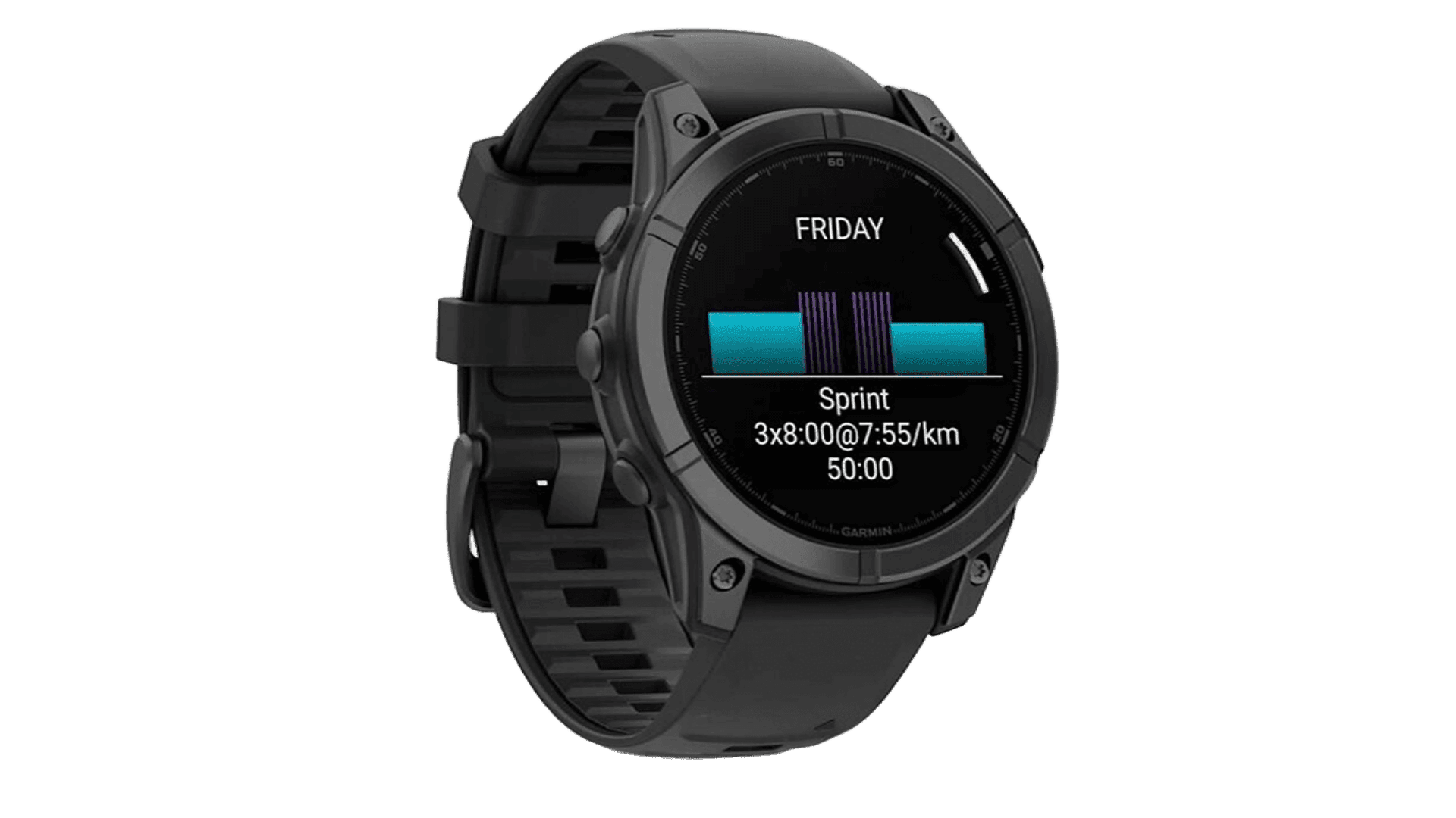 Garmin Fenix E 47mm Amoled Slate Gray Steel With Black Silicone Band — фото 2