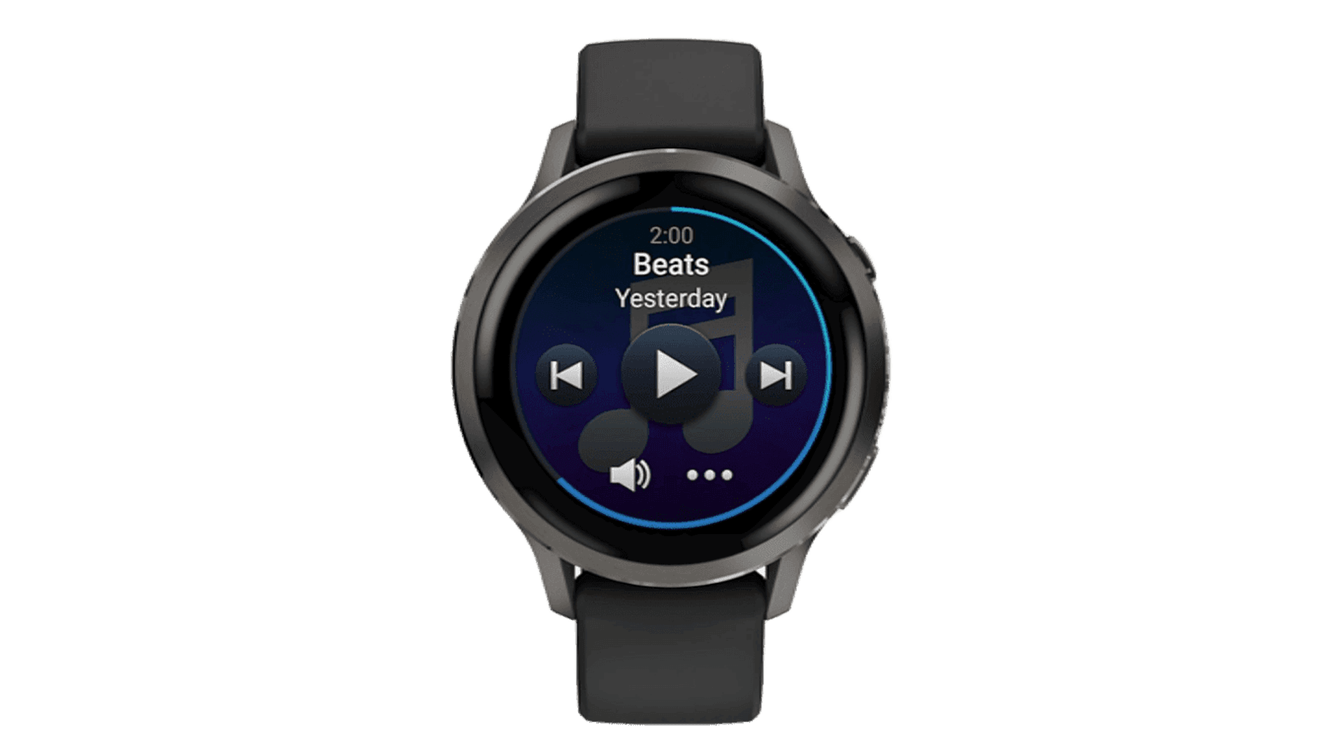 Garmin VENU 4 41 mm, Slate Case, Silicon Black Band — фото 2