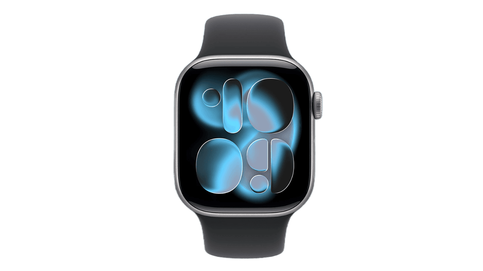 Часы Apple Watch Series 11, 42 mm, Space Grey Aluminium Black Sport Band — фото 2