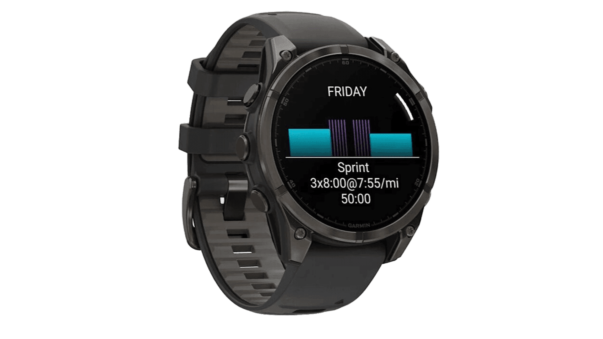 Garmin Fenix 8 47mm Amoled Sapphire Carbon Gray DLC Titanium with Black/Pebble Gray Silicone — фото 2