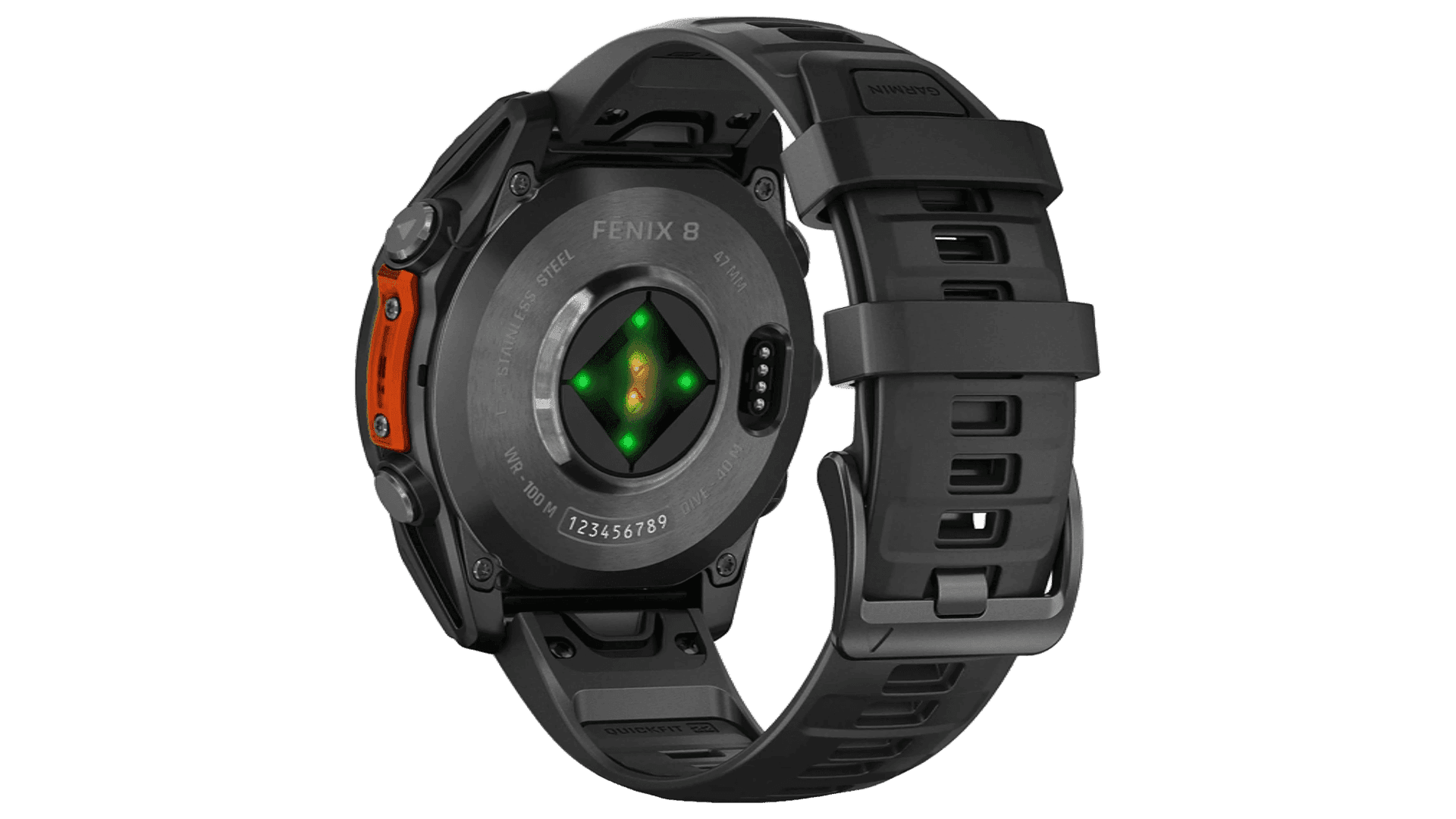 Garmin Fenix 8 47mm Amoled Slate Gray with Black Silicone Band — фото 3