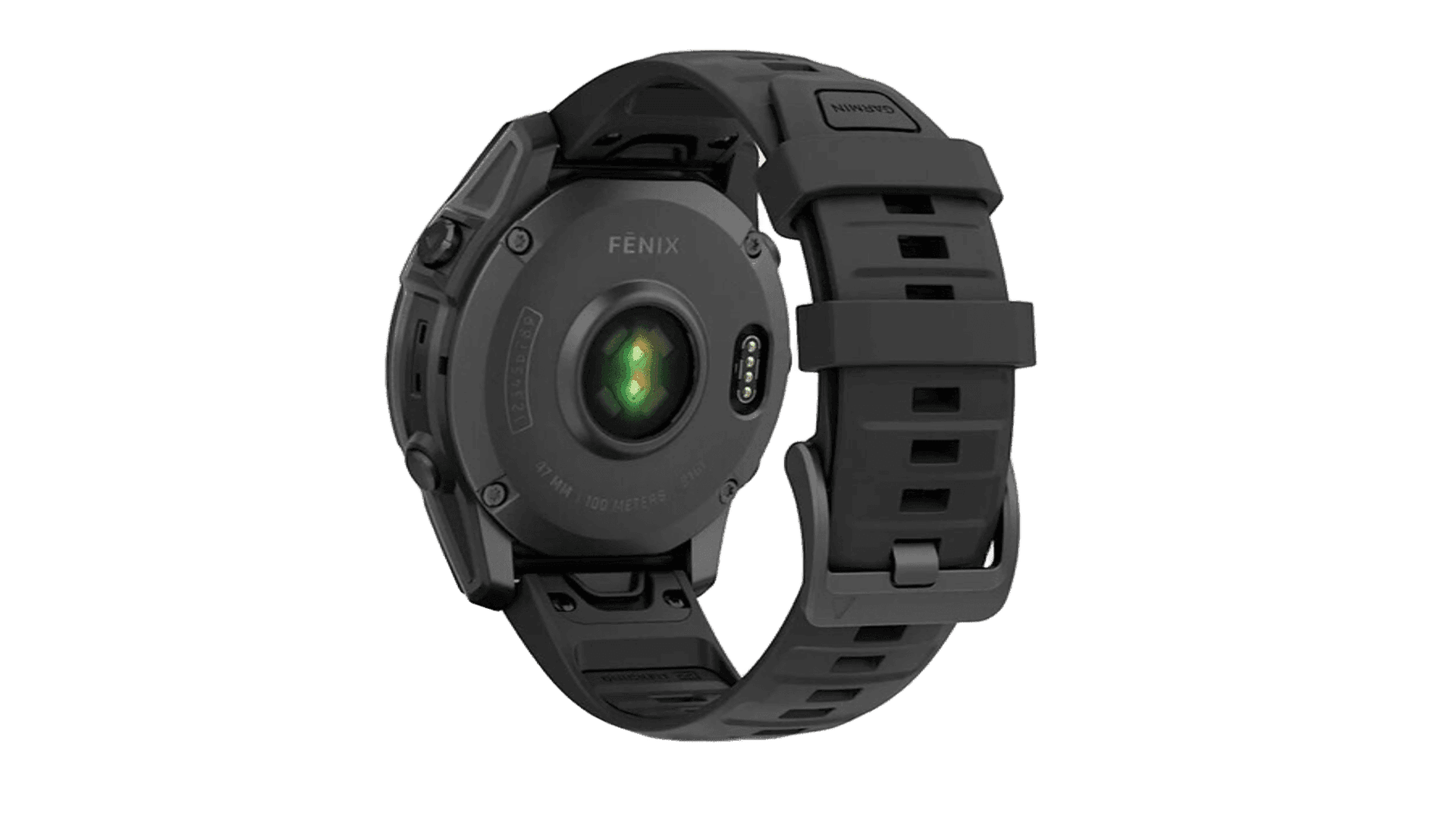 Garmin Fenix E 47mm Amoled Slate Gray Steel With Black Silicone Band — фото 3