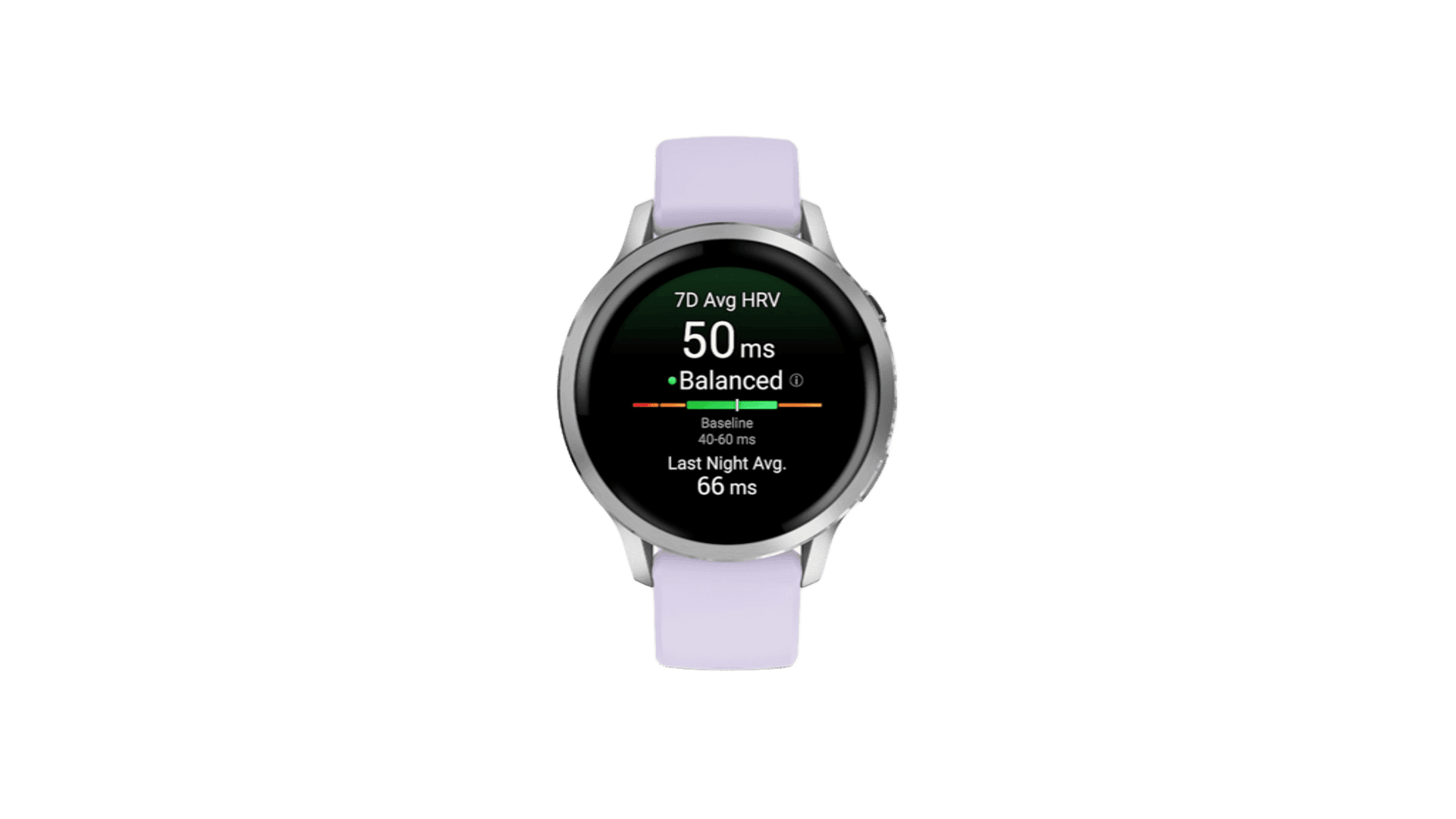 Garmin VENU 4 41 mm, Silver Case, Silicon Periwinkle Band — фото 2