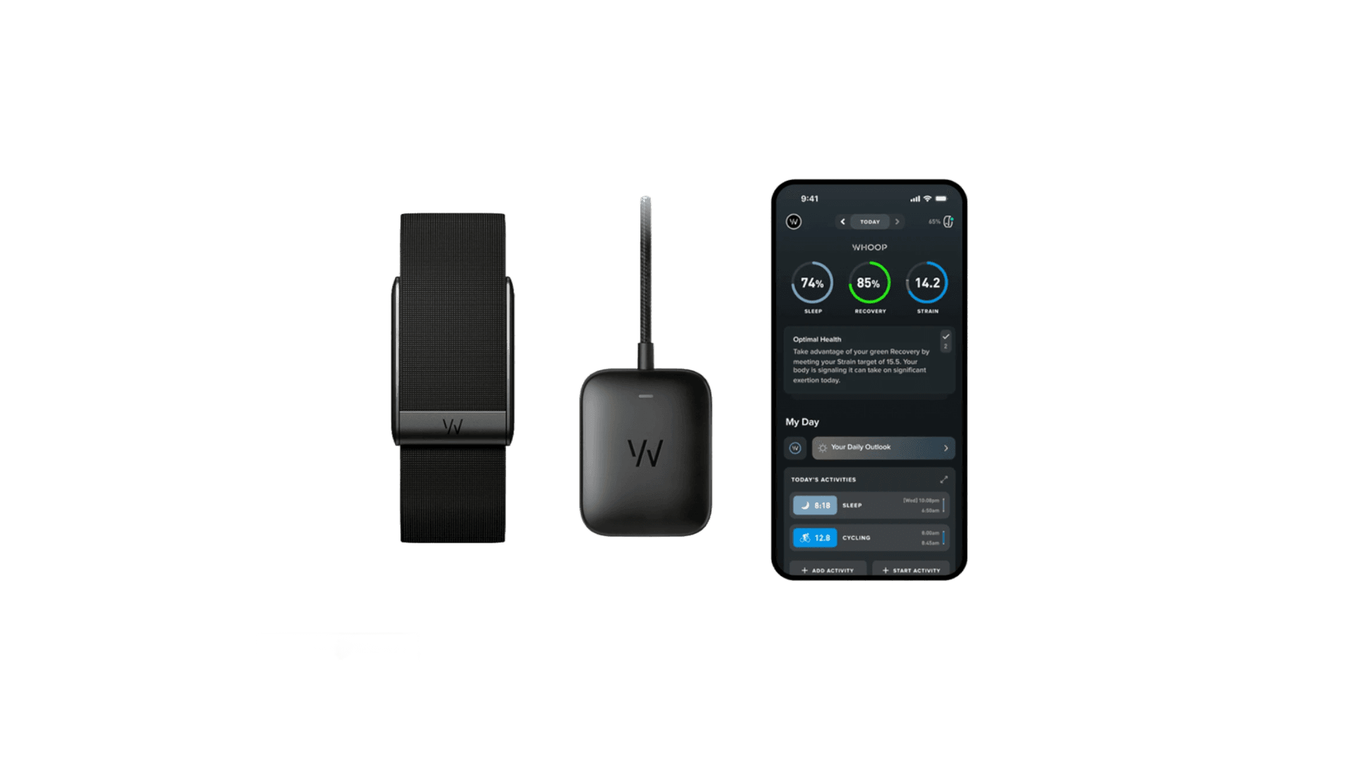 Фитнес-браслет WHOOP One (5.0) с годовой подпиской — фото 2