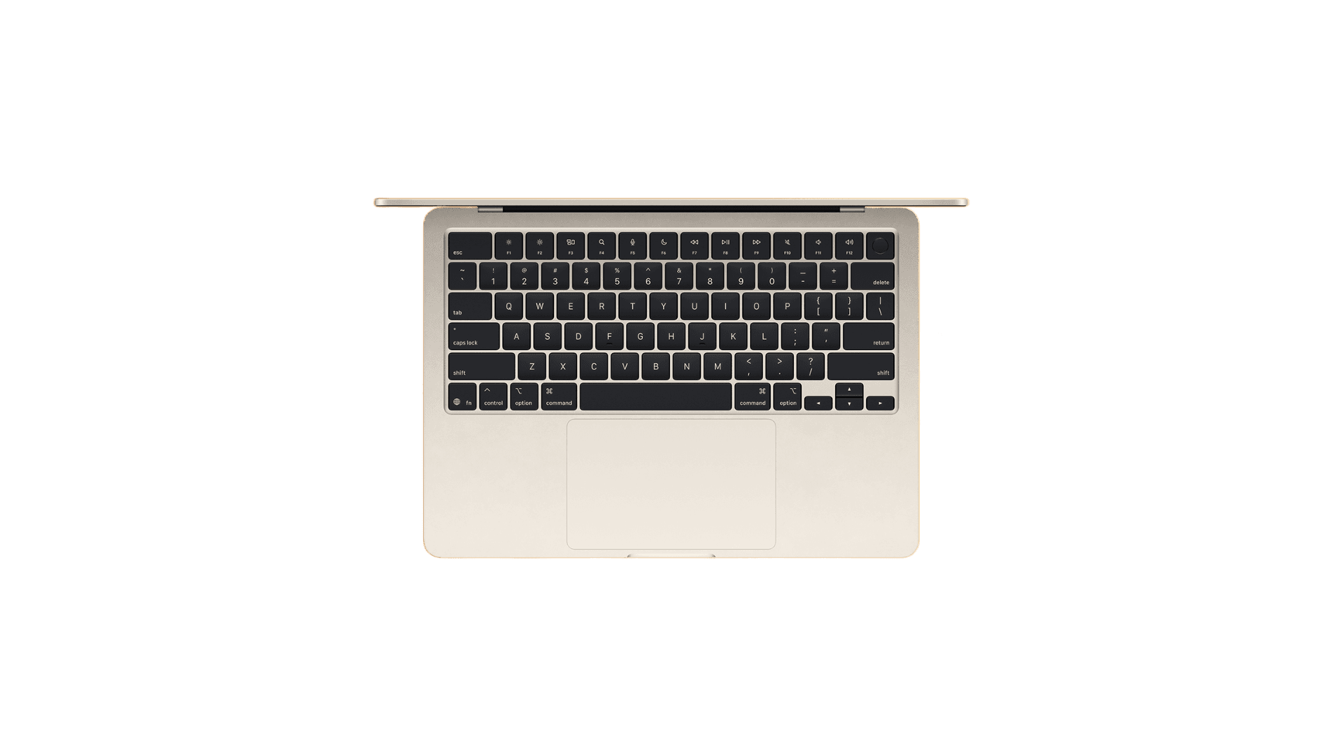 Ноутбук Apple MacBook Air 13" (M4, 10C CPU/10C GPU, 2024), 16 ГБ, 512 ГБ SSD, «Starlight» MW103 — фото 2