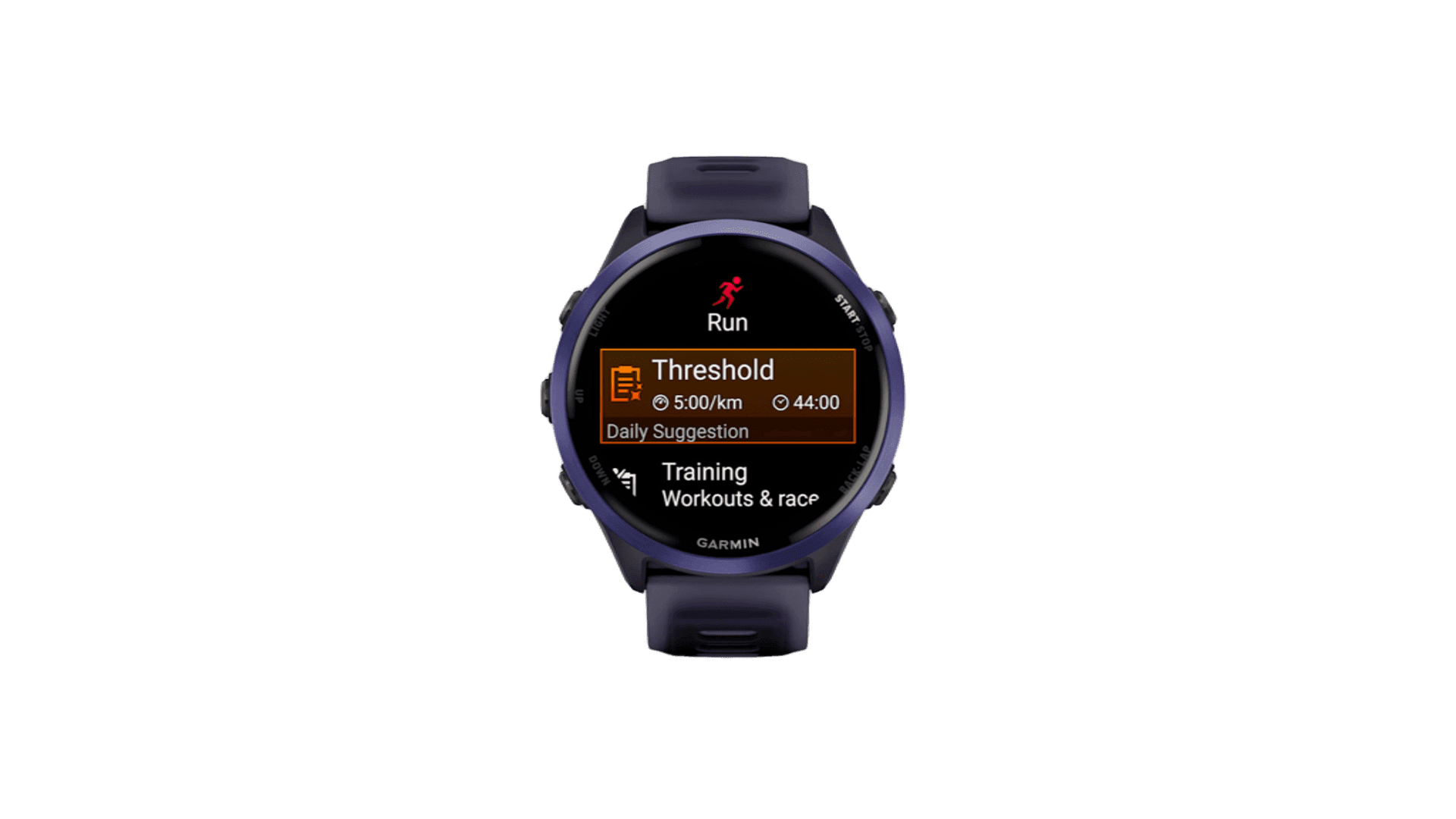 Garmin FORERUNNER 570 47 mm, Indigo Case, Imperial Purple Silicon Band — фото 2