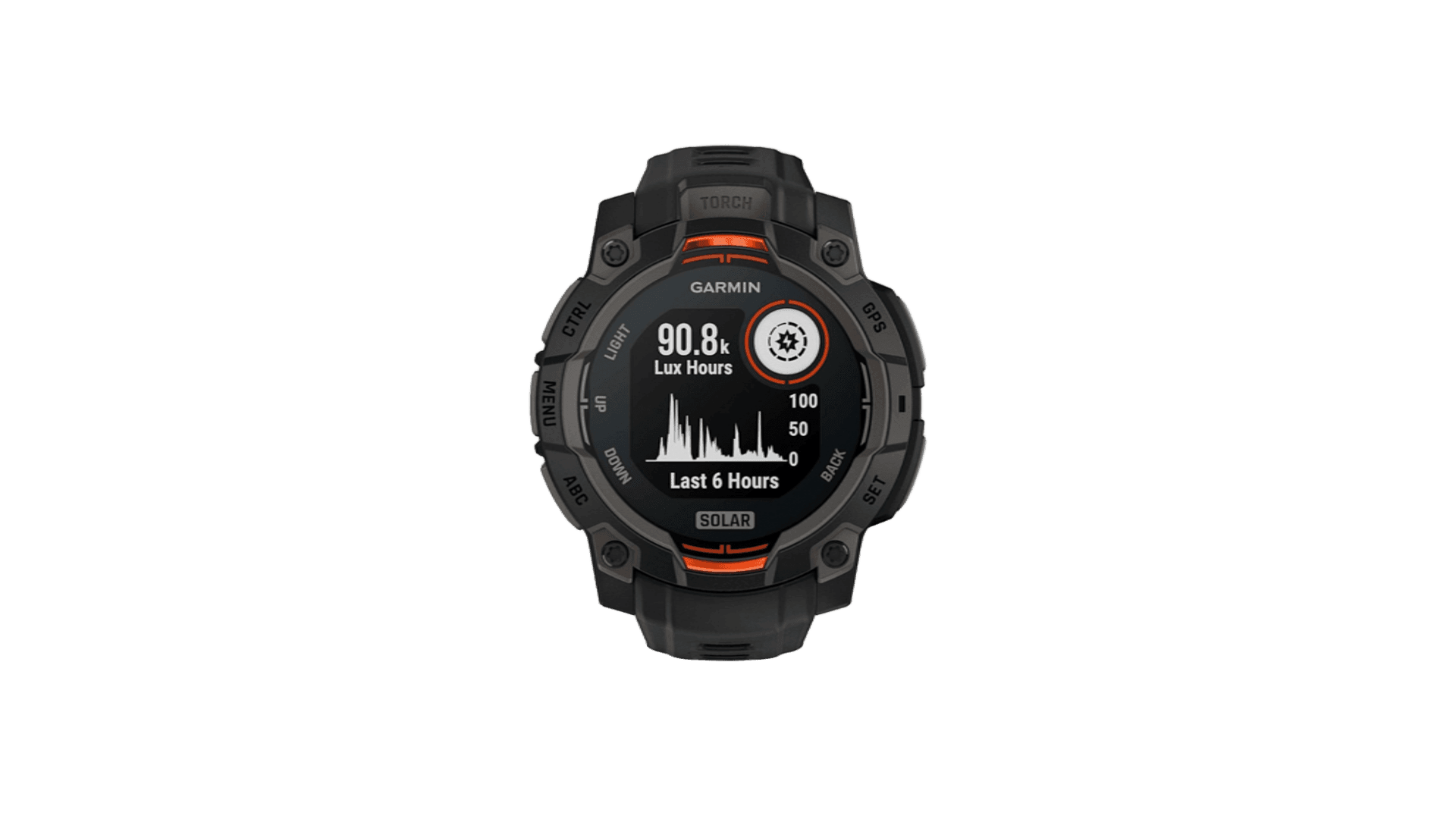 Garmin INSTINCT 3 45 mm Solar, Black Case, Silicon Band Black — фото 2