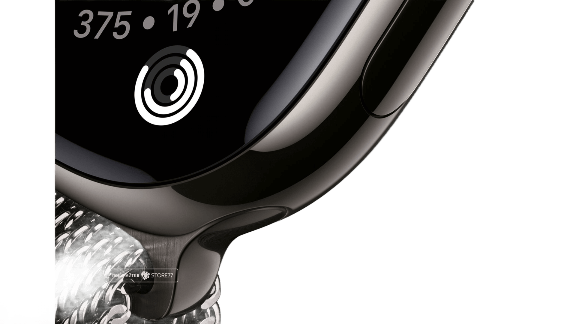 Часы Apple Watch Series 11 42 мм, корпус Slate Titanium, миланский сетчатый браслет — фото 3