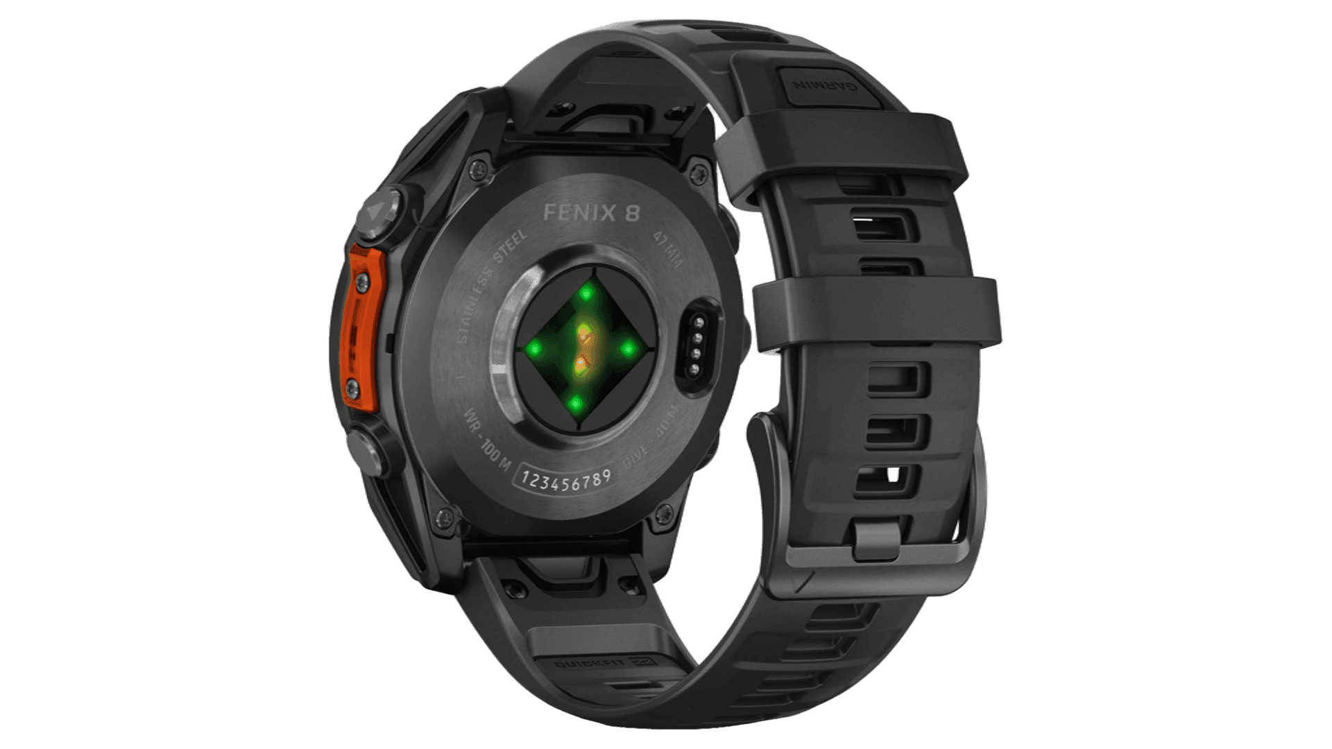 Garmin Fenix 8 47mm Amoled Slate Gray with Black Silicone Band — фото 3