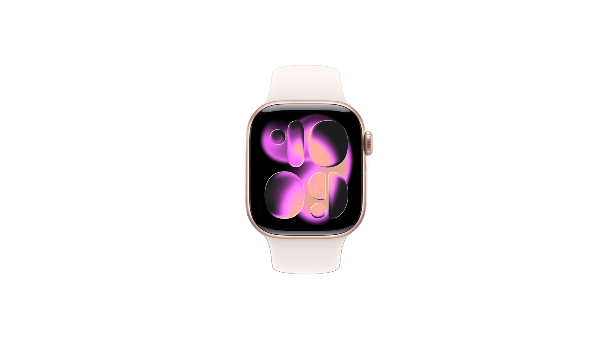 Часы Apple Watch Series 11, 46 mm, Rose Gold Aluminum Light Blush Sport Band — фото 2