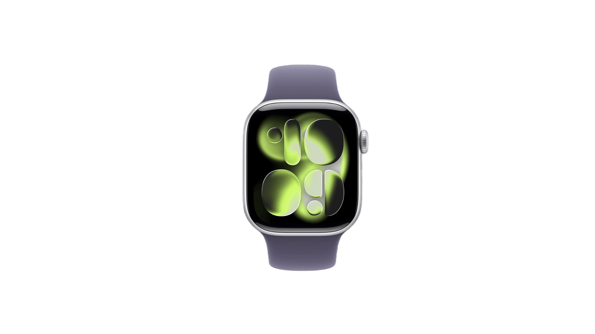Часы Apple Watch Series 11, 46 mm, Silver Aluminium Purple Fog Sport Band — фото 2