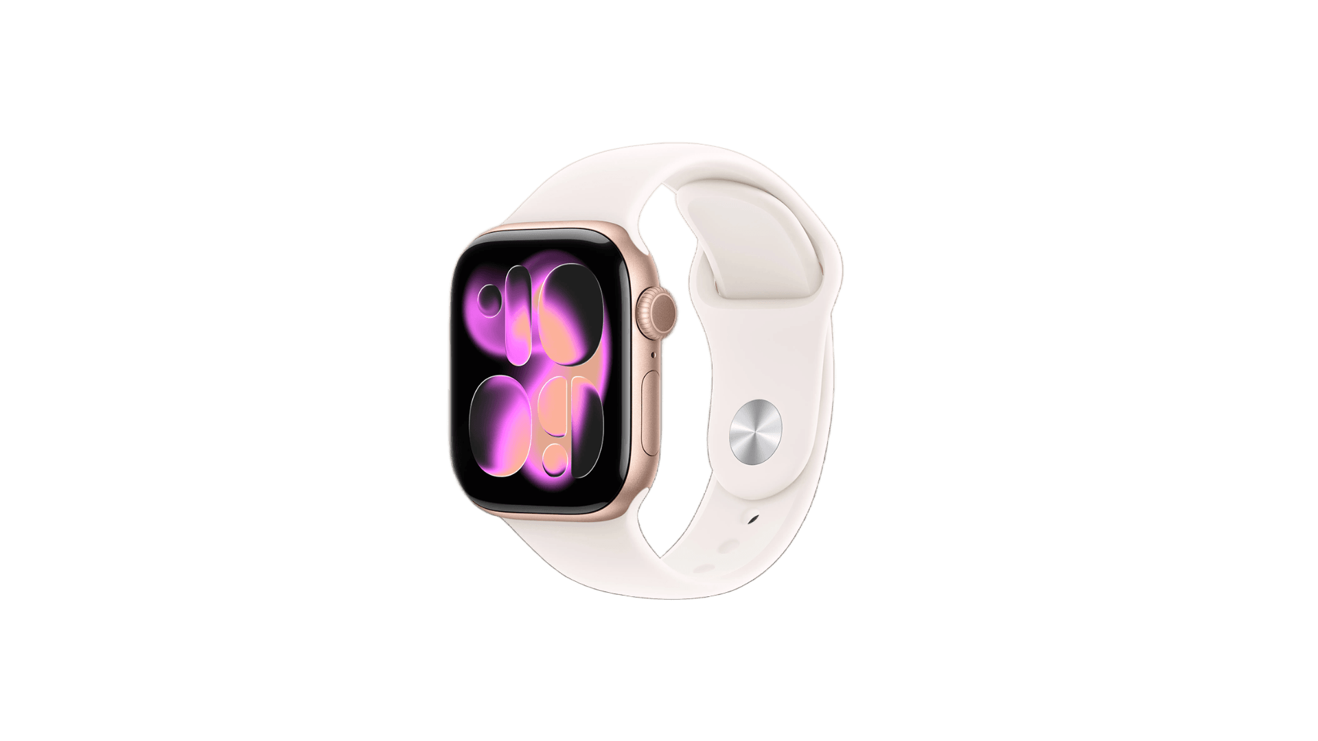 Часы Apple Watch Series 11, 46 mm, Rose Gold Aluminum Light Blush Sport Band
