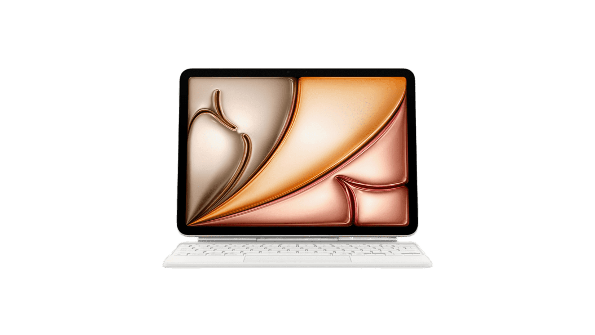 Чехол-клавиатура для iPad Air 13" (M2, M3, M4) Белый MDFW4