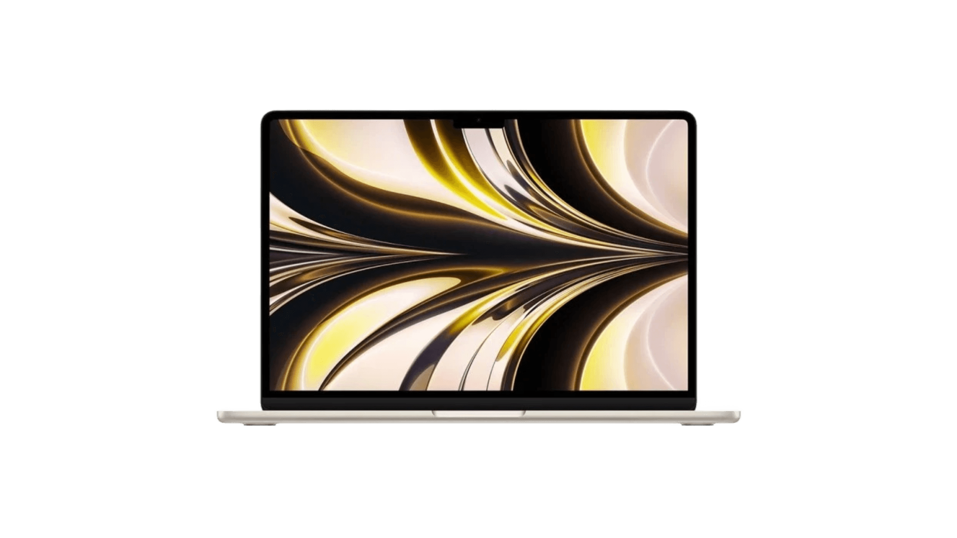 Ноутбук Apple MacBook Air 13" (M2, 8C CPU/8C GPU, 2022), 16 ГБ, 256 ГБ SSD, «Starlight» MC7W4