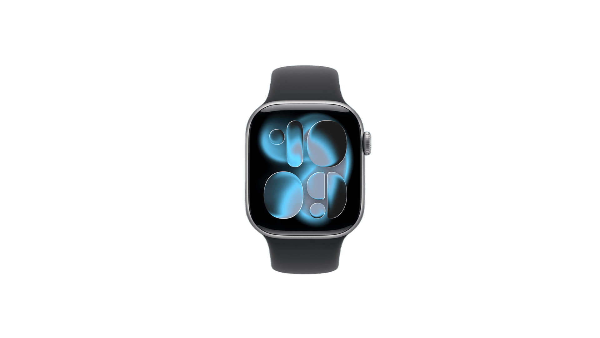 Часы Apple Watch Series 11, 42 mm, Space Grey Aluminium Black Sport Band — фото 2