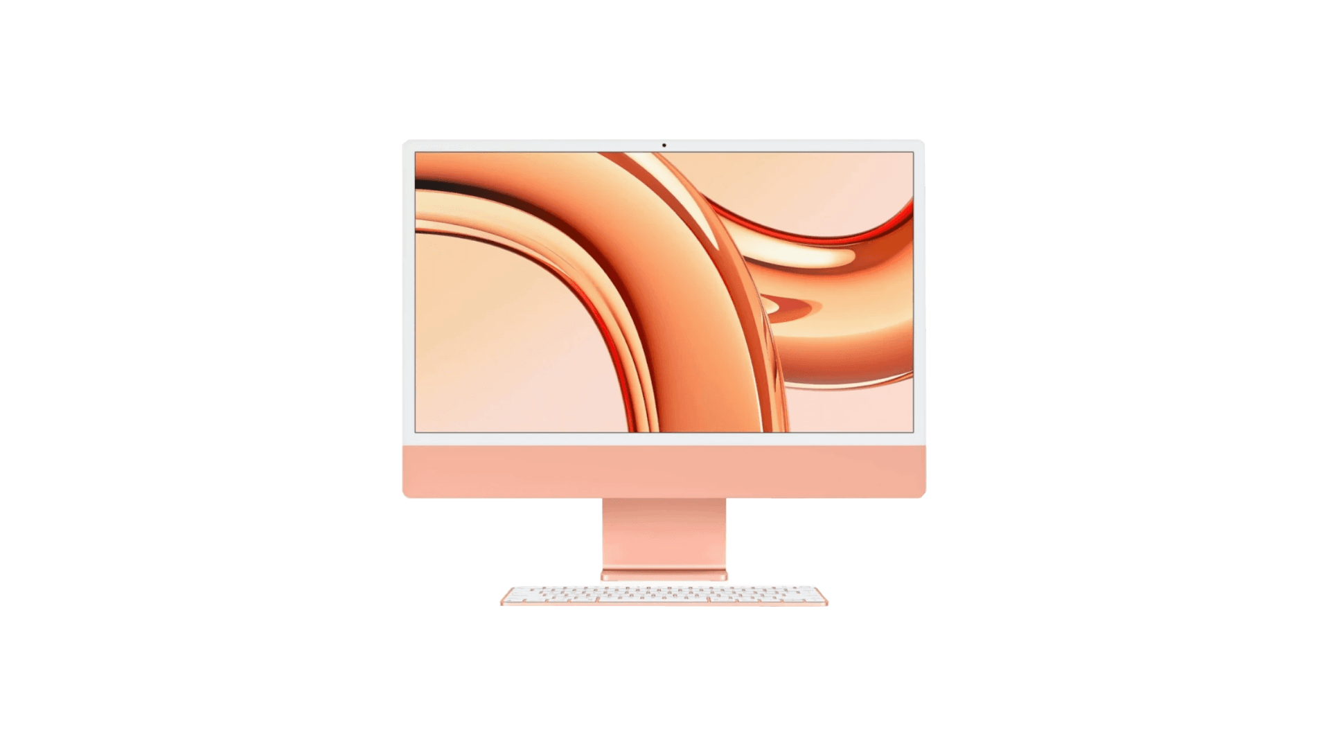 iMac 24" Retina 4,5K, M3 (8C CPU, 8C GPU, 2023), 8 ГБ, 256 ГБ SSD, Orange