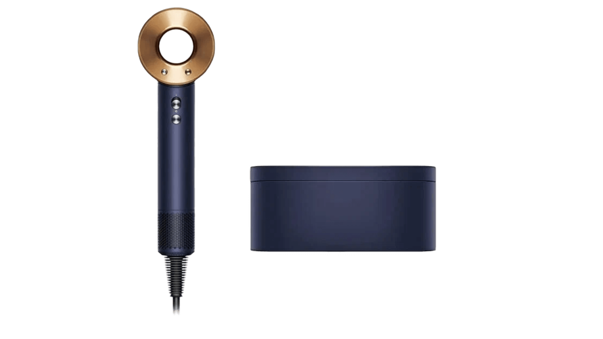 Фен Dyson Supersonic HD08 Blue/Cooper c кейсом Prussian blue — фото 3