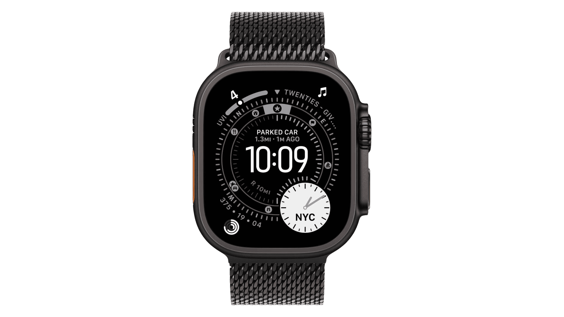 Apple Watch Ultra 3 (2025) GPS + Cellular 49mm, Black Titanium Case, Milanese Loop (Black Titanium) — фото 2