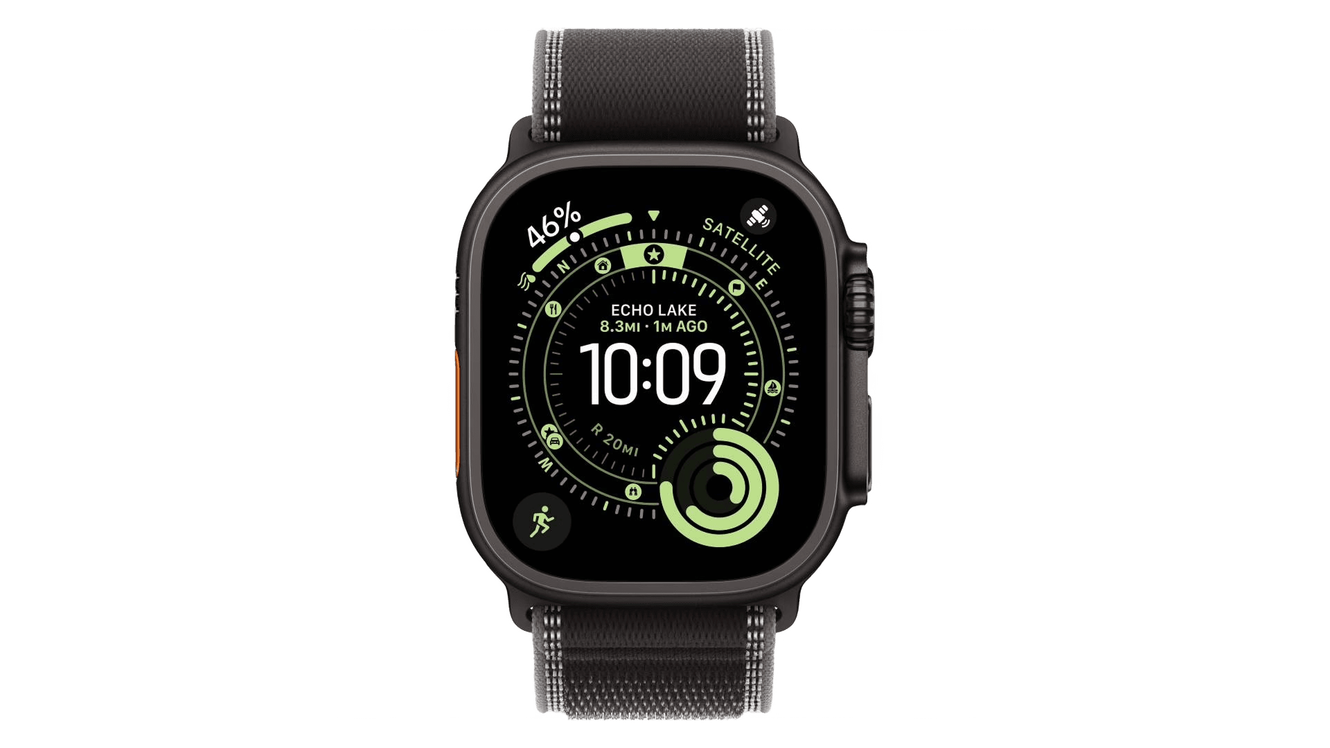 Apple Watch Ultra 3 (2025) GPS + Cellular 49mm, Black Titanium Case, Trail Loop (Black) — фото 2