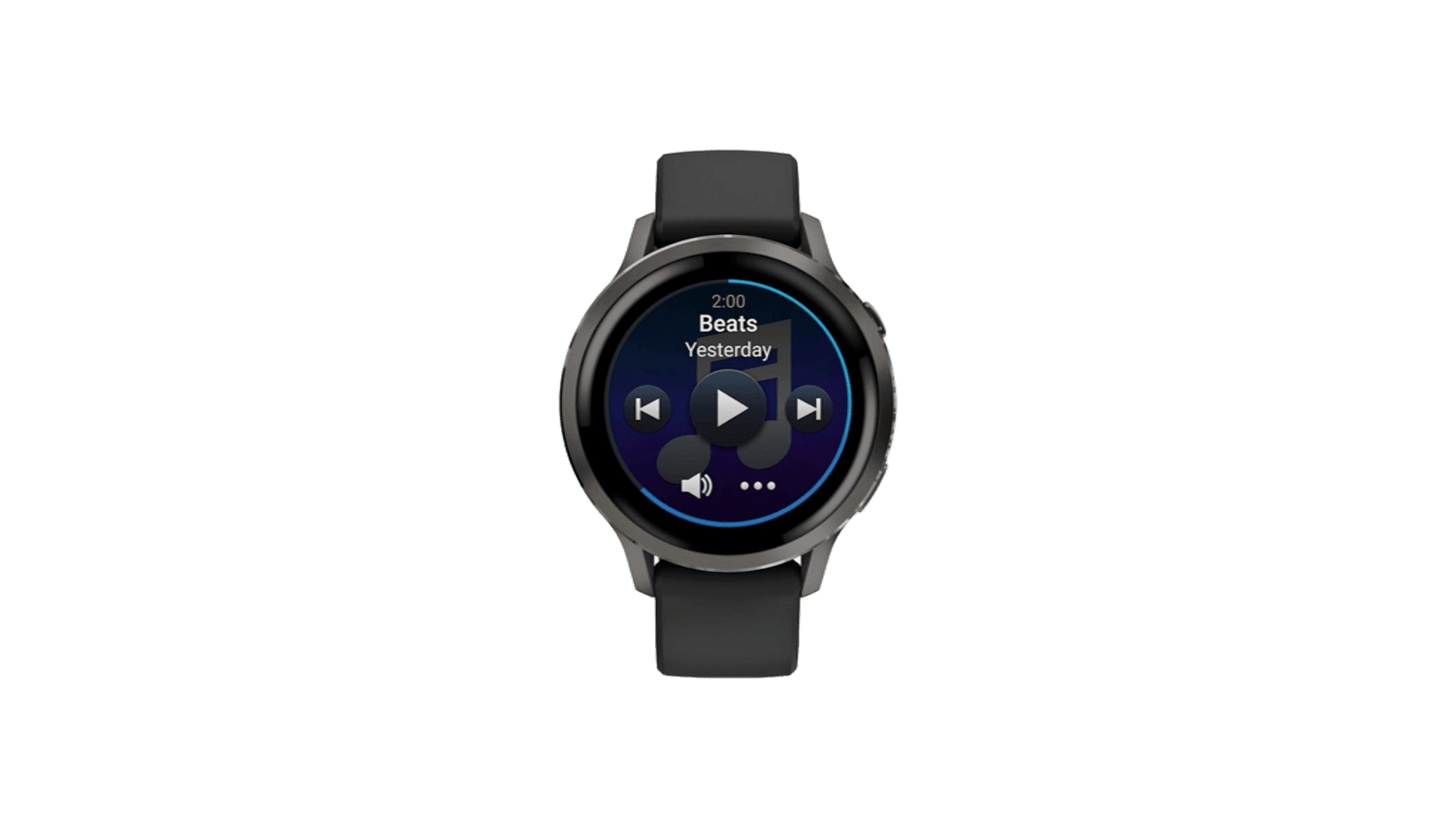 Garmin VENU 4 41 mm, Slate Case, Silicon Black Band — фото 2