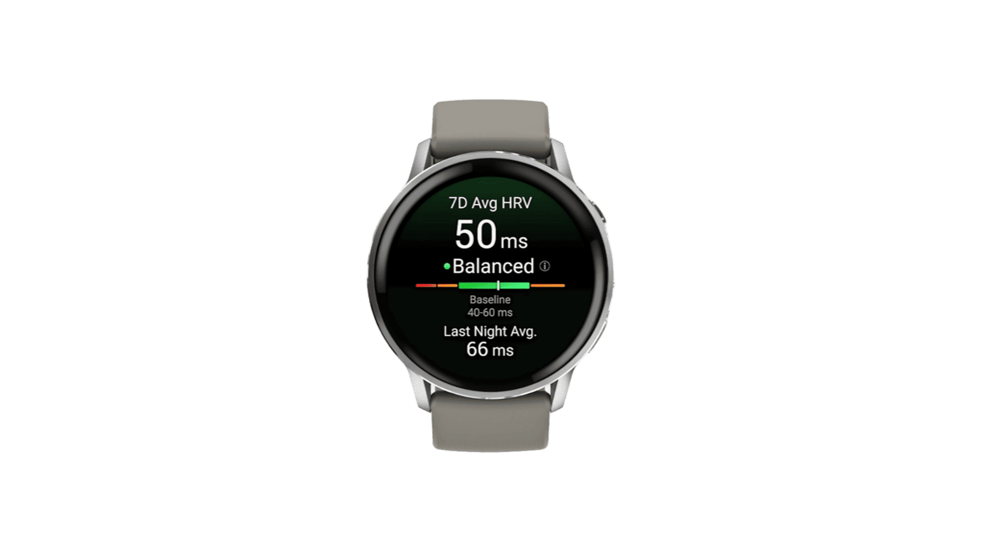 Garmin VENU 4 45 mm, Silver Case, Silicon Silver Gray Band — фото 2