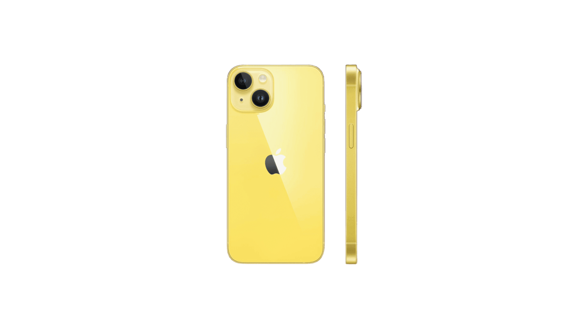 Смартфон Apple iPhone 14 128 ГБ, Yellow — фото 2