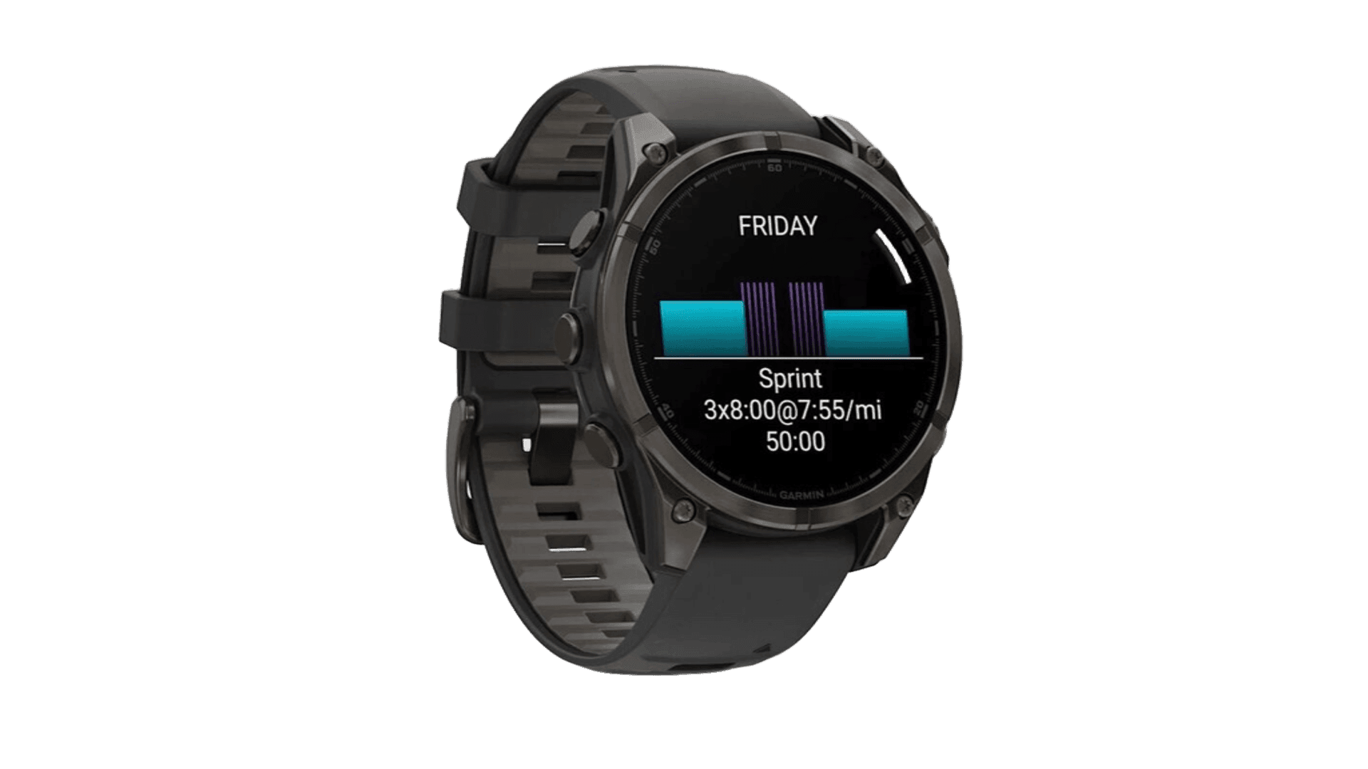 Garmin Fenix 8 47mm Amoled Sapphire Carbon Gray DLC Titanium with Black/Pebble Gray Silicone — фото 2