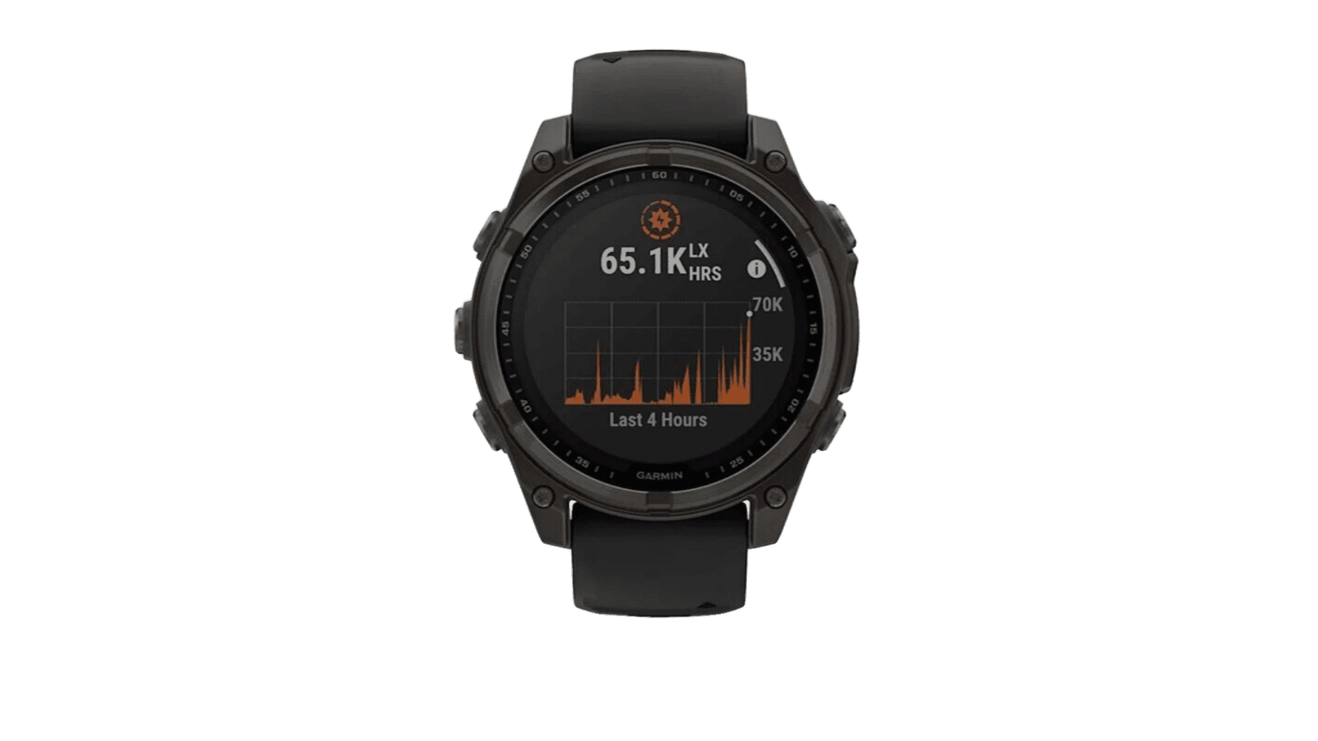 Garmin Fenix 8 47mm Solar Sapphire Carbon Gray DLC Titanium with Black/Pebble Gray Silicone — фото 2