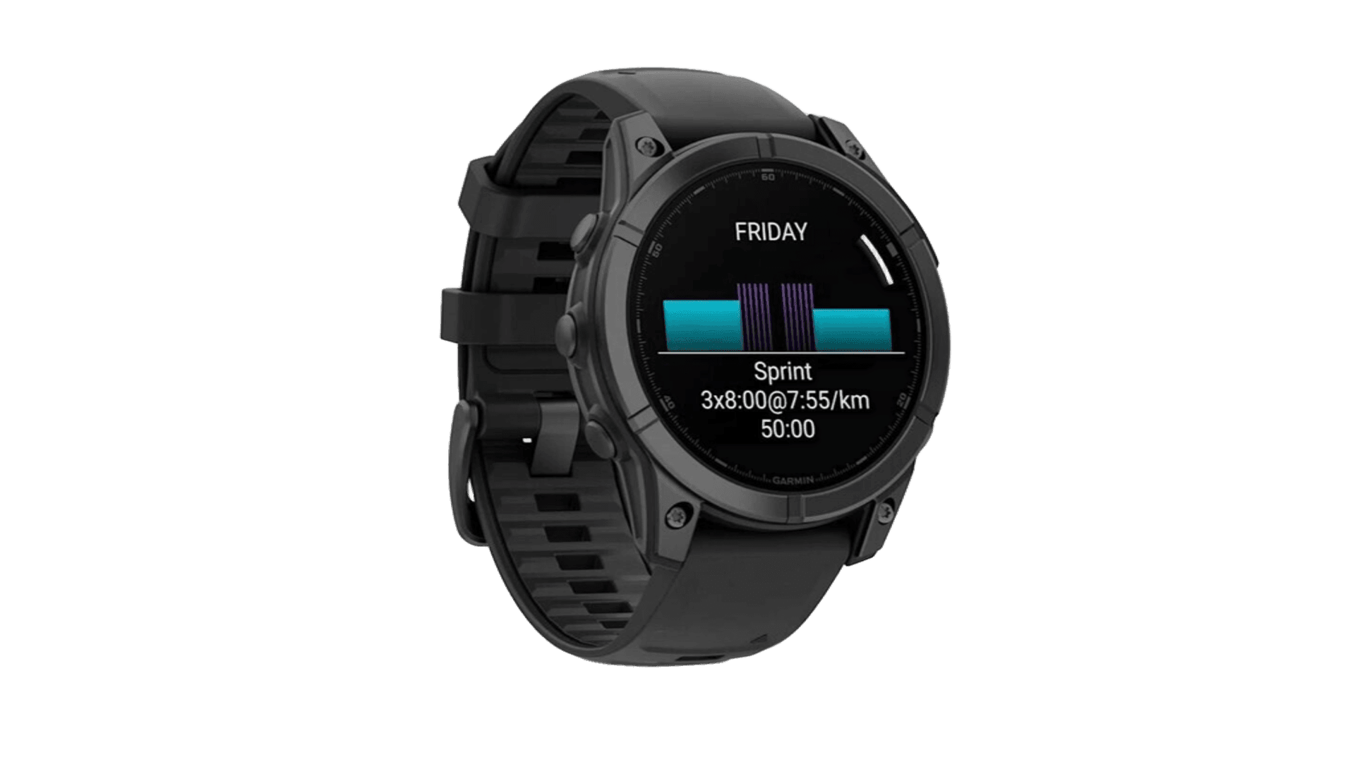 Garmin Fenix E 47mm Amoled Slate Gray Steel With Black Silicone Band — фото 2