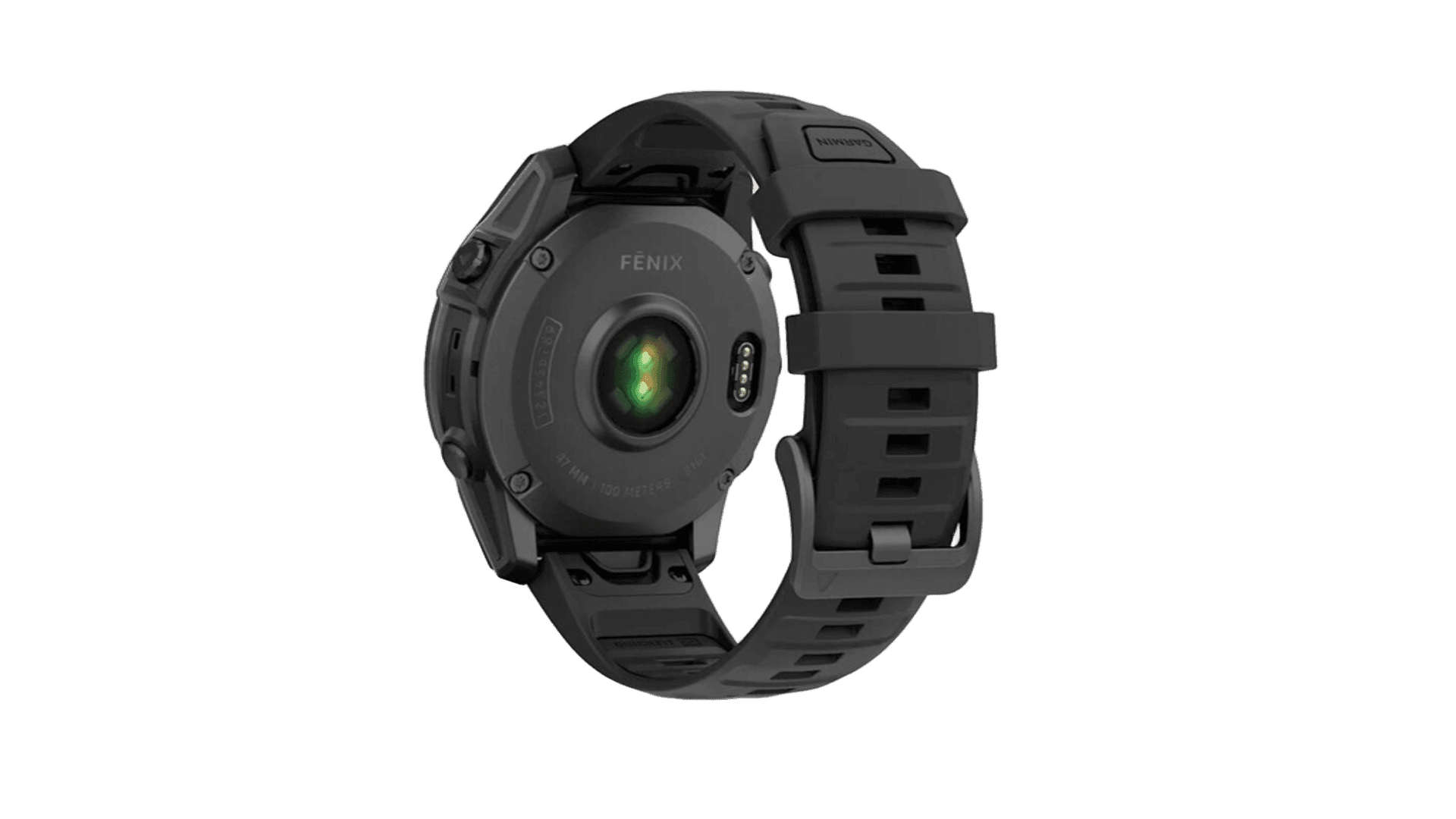 Garmin Fenix E 47mm Amoled Slate Gray Steel With Black Silicone Band — фото 3