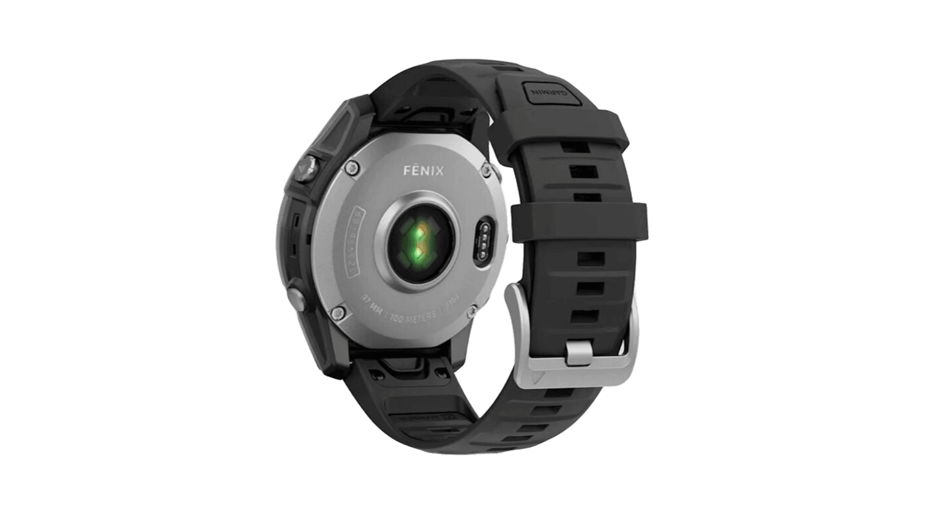 Garmin Fenix E 47mm Amoled Stainless Steel With Black Silicone Band — фото 3