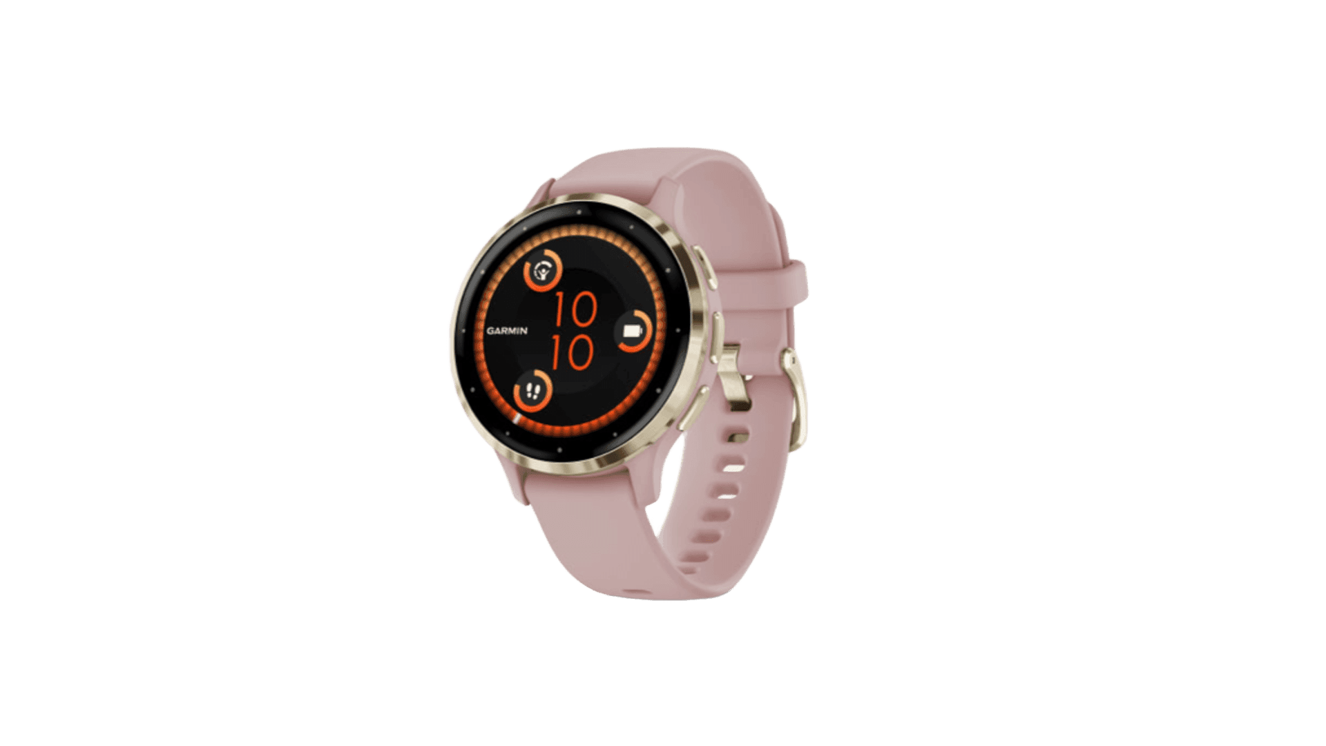 Garmin VENU 3s 41 mm, Soft Gold Case, Silicon Desert Band