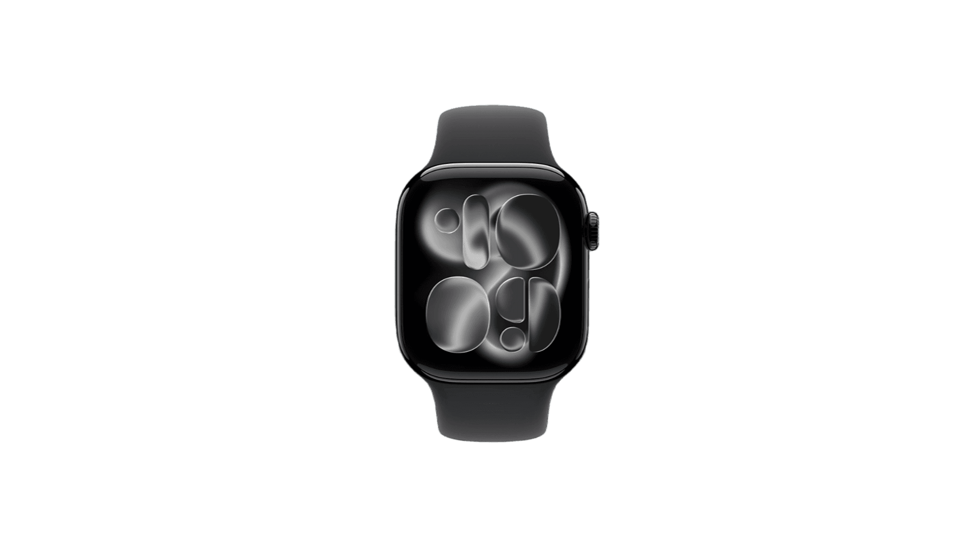 Часы Apple Watch Series 11, 46 mm, Jet Black Aluminum Black Sport Band — фото 2