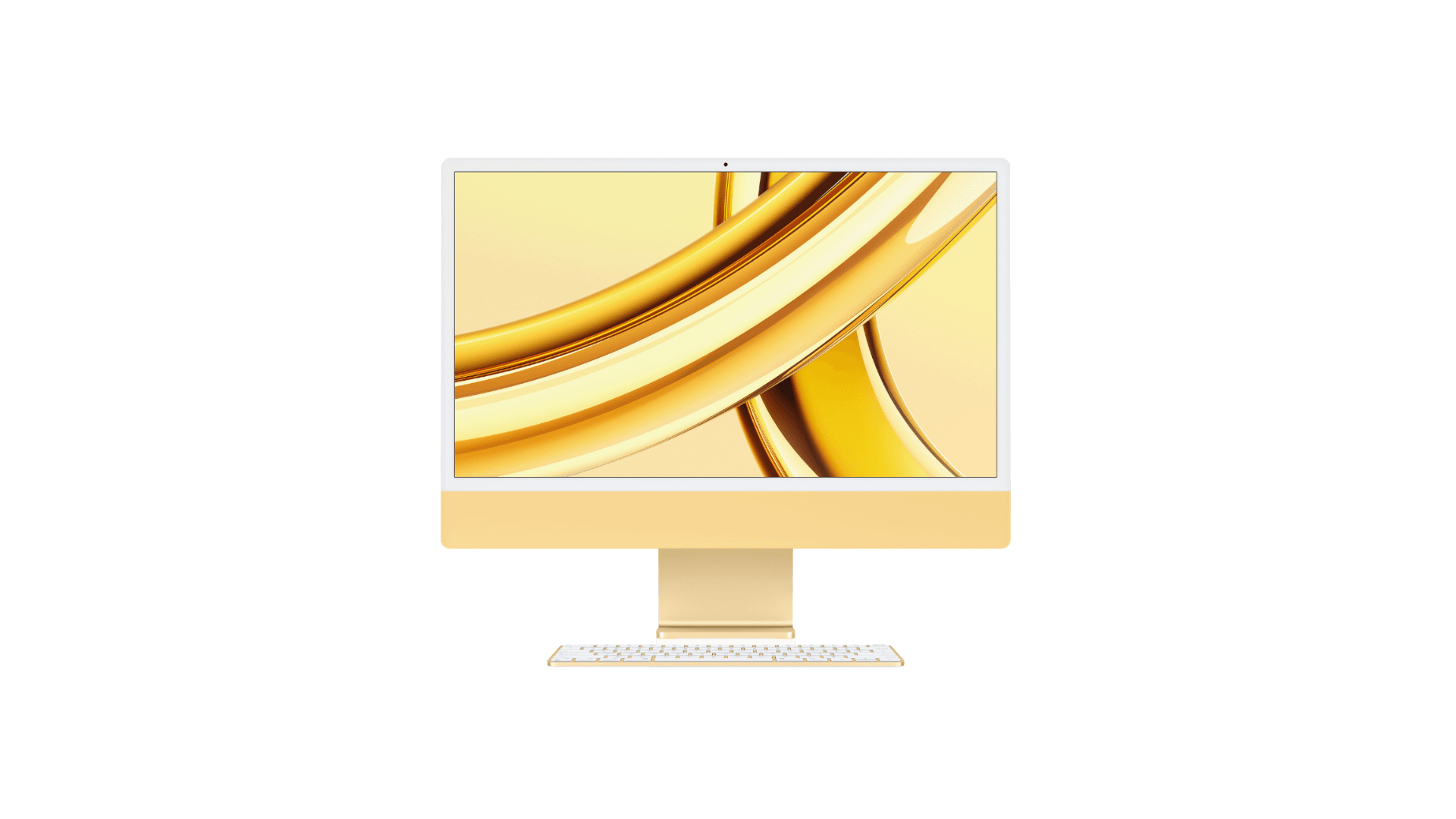 iMac 24" Retina 4,5K, M3 (8C CPU, 8C GPU, 2023), 8 ГБ, 256 ГБ SSD, Yellow