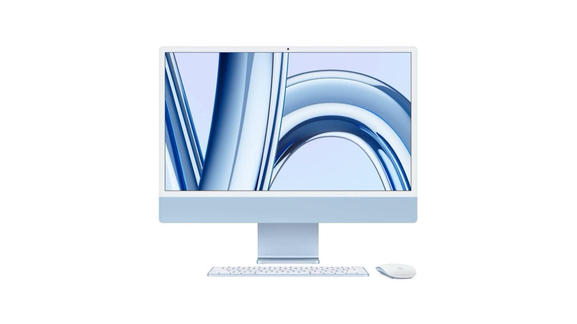 iMac 24" Retina 4,5K, M3 (8C CPU, 10C GPU, 2023), 8 ГБ, 256 ГБ SSD, Blue MQRC3